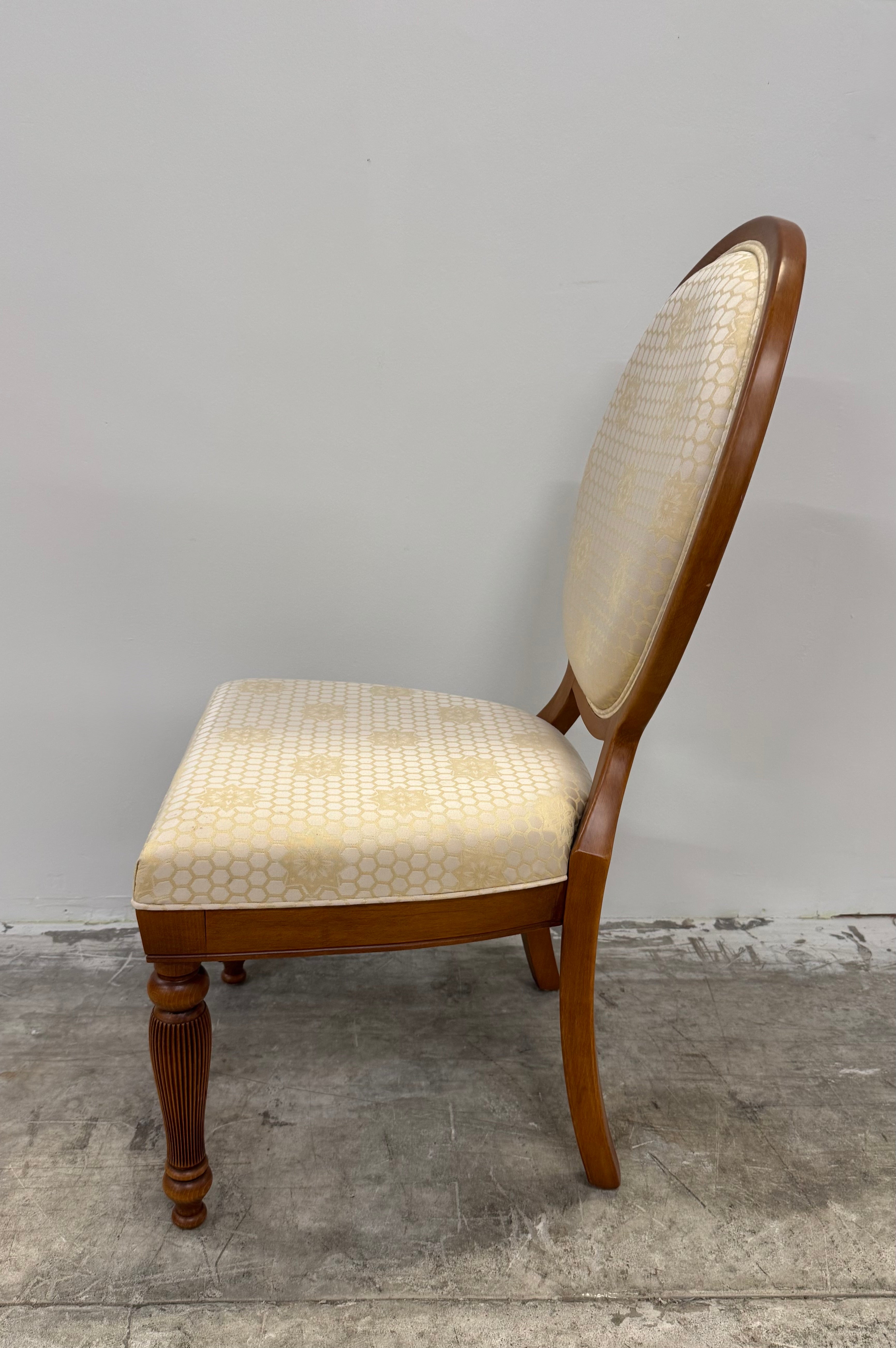 Golden Yellow Medallion Chair