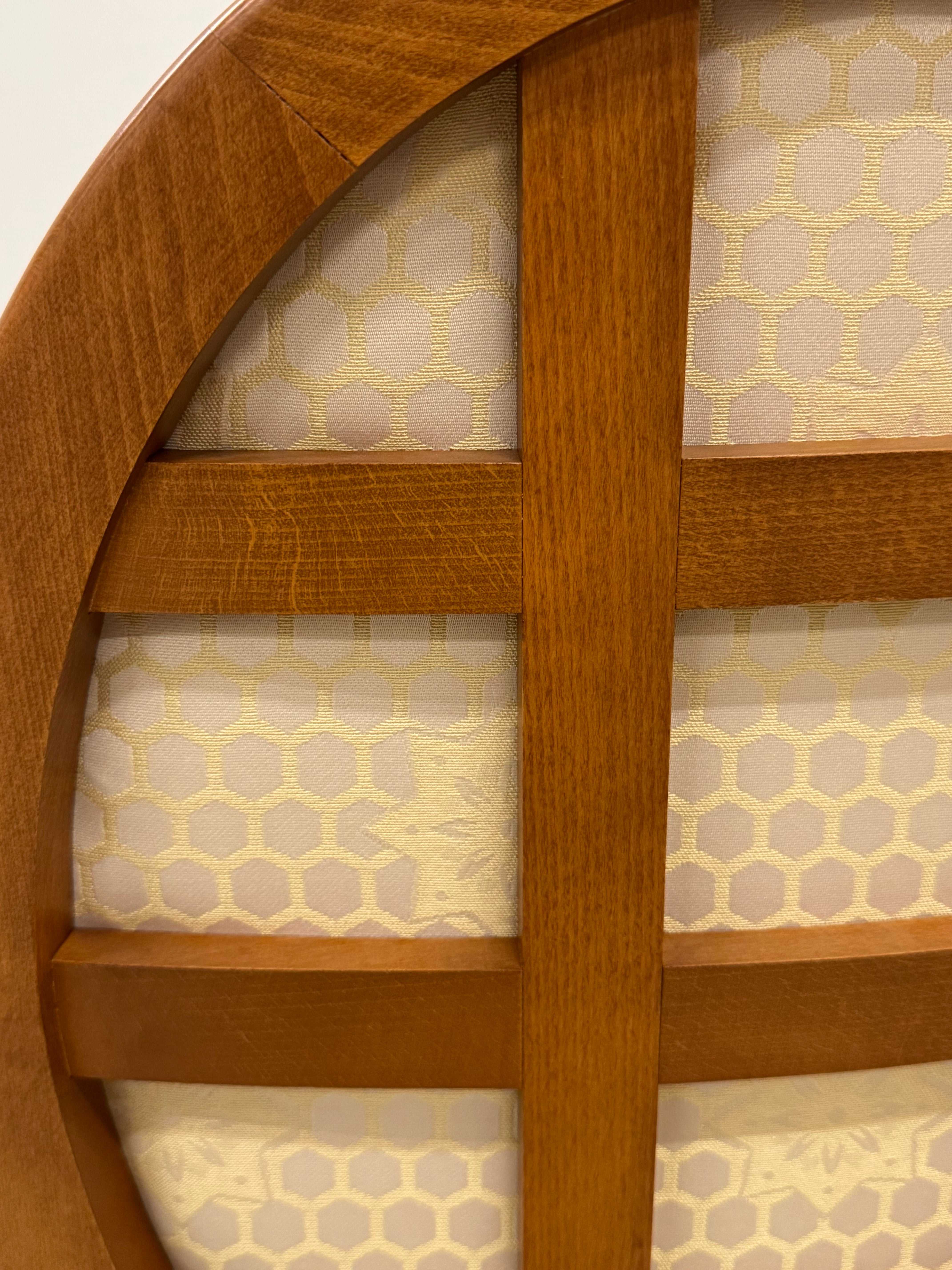 Golden Yellow Medallion Chair