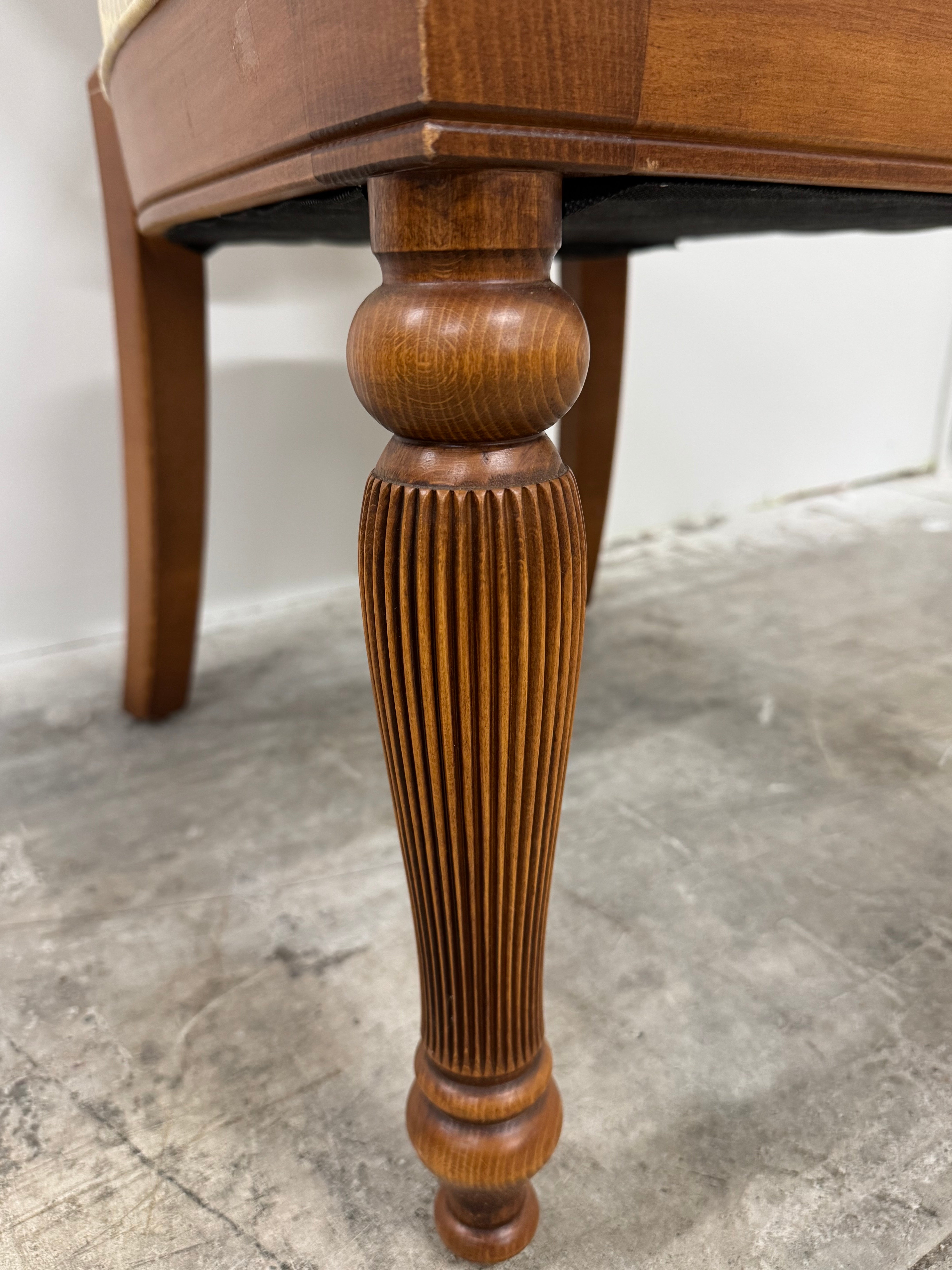 Golden Yellow Medallion Chair