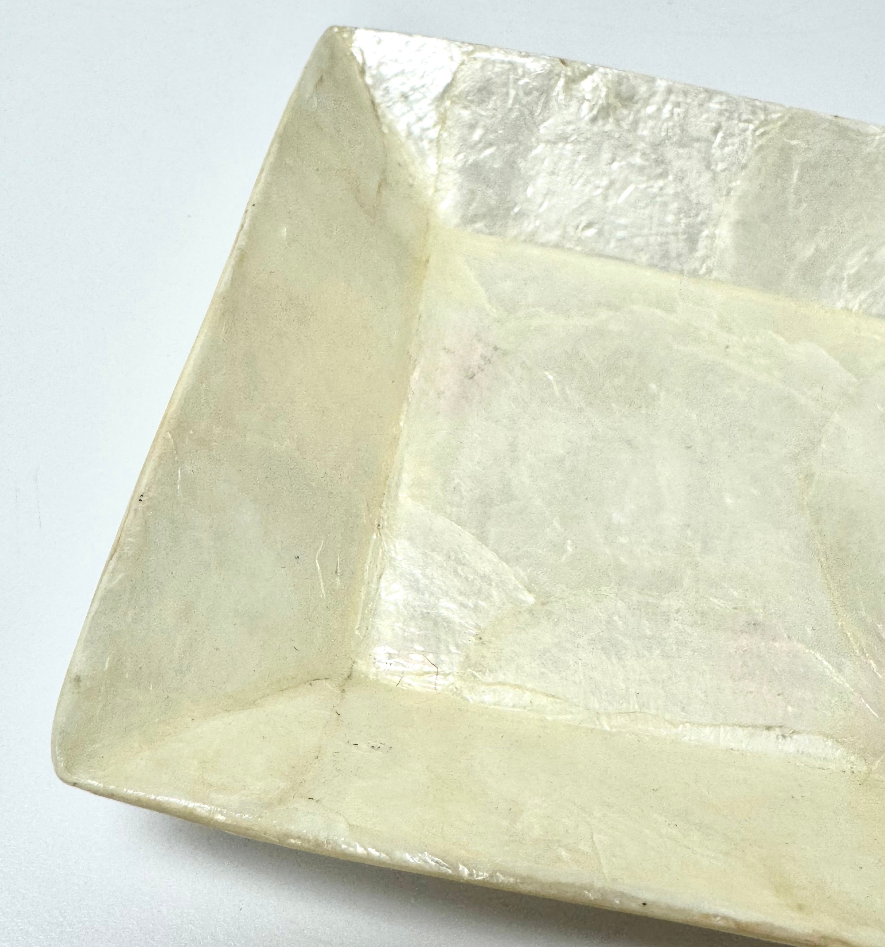 Capiz Small Tray