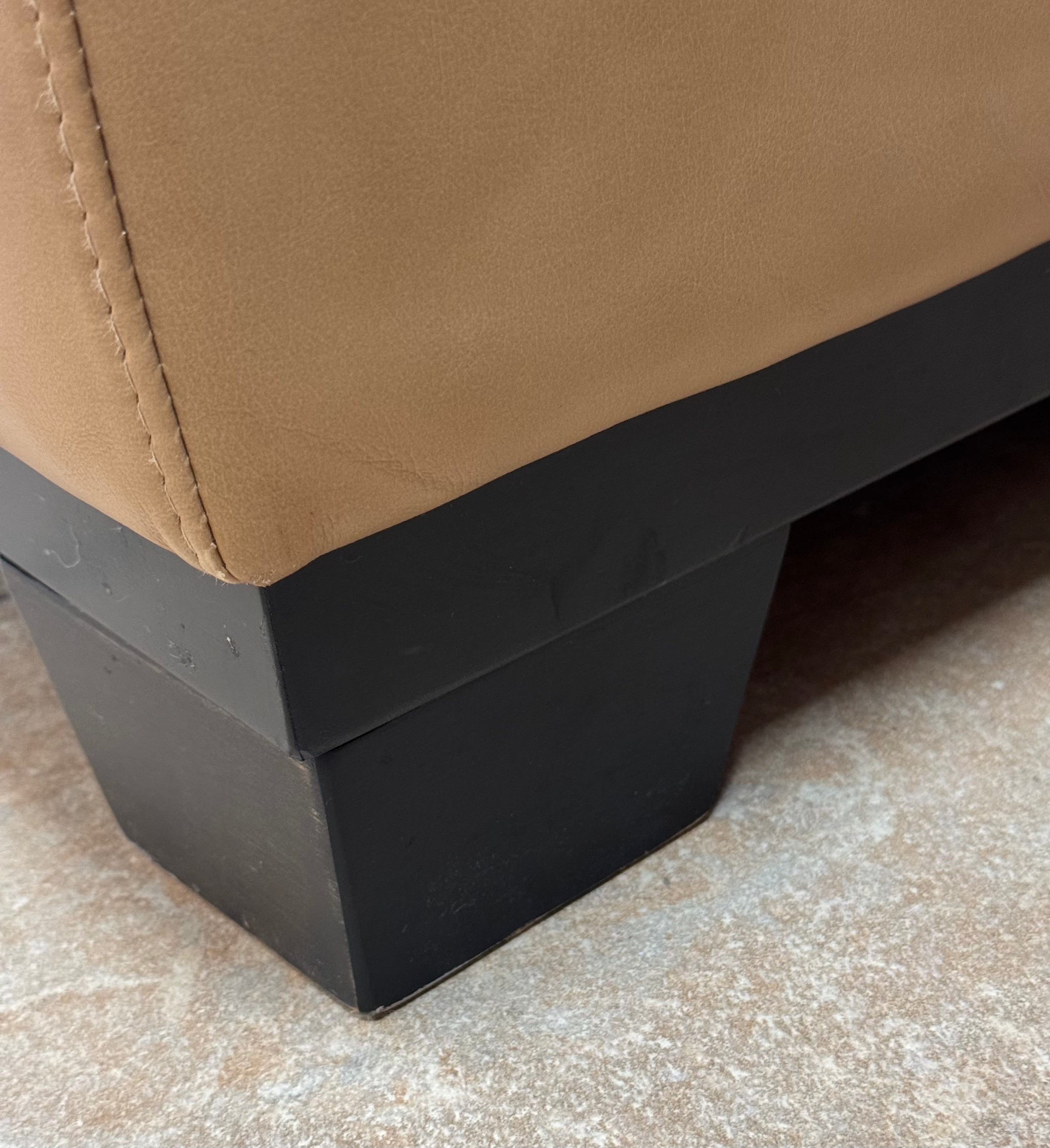 GUS MODERN Tan Leather 73" Sofa