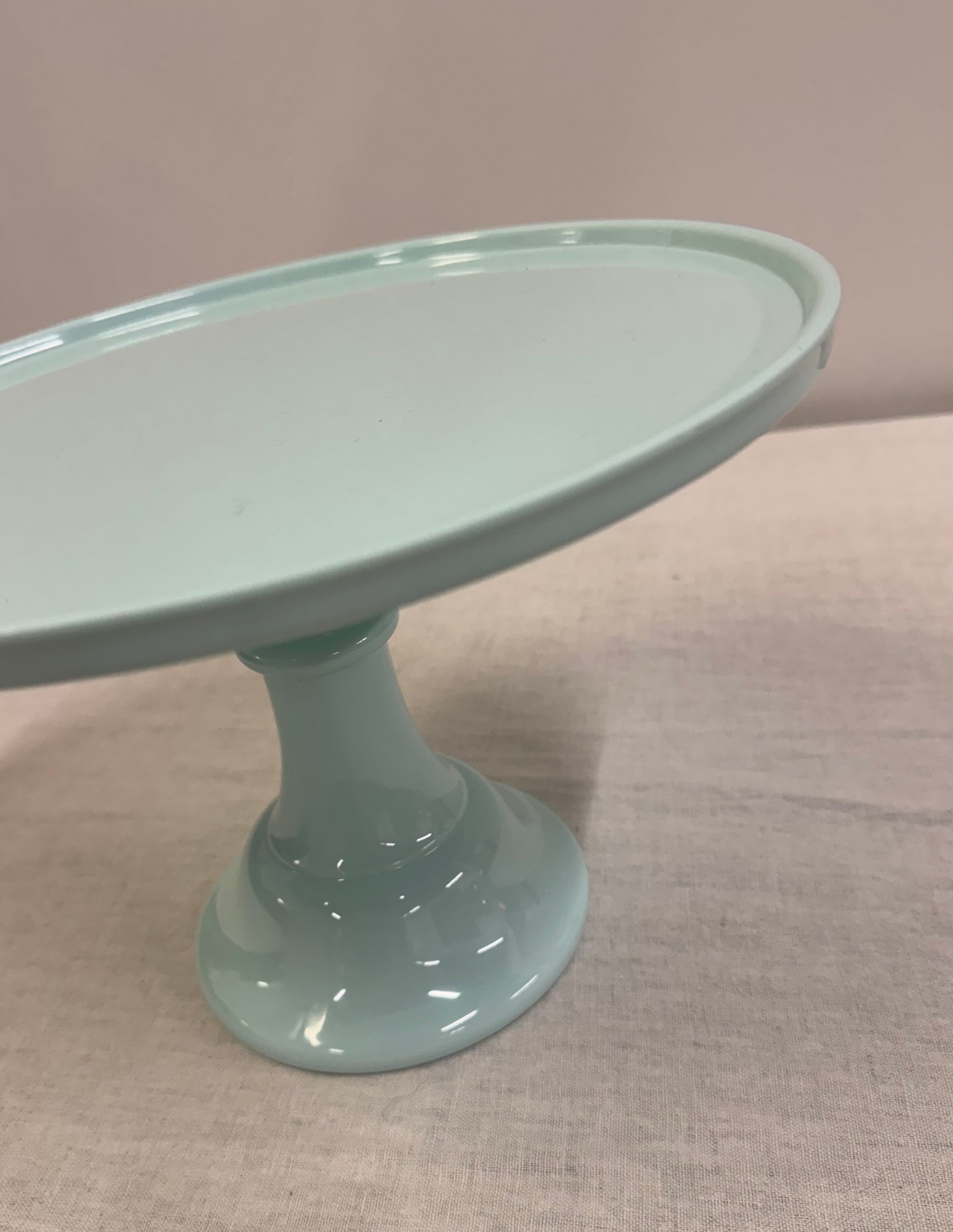 Robin's Egg Blue Cake Plate