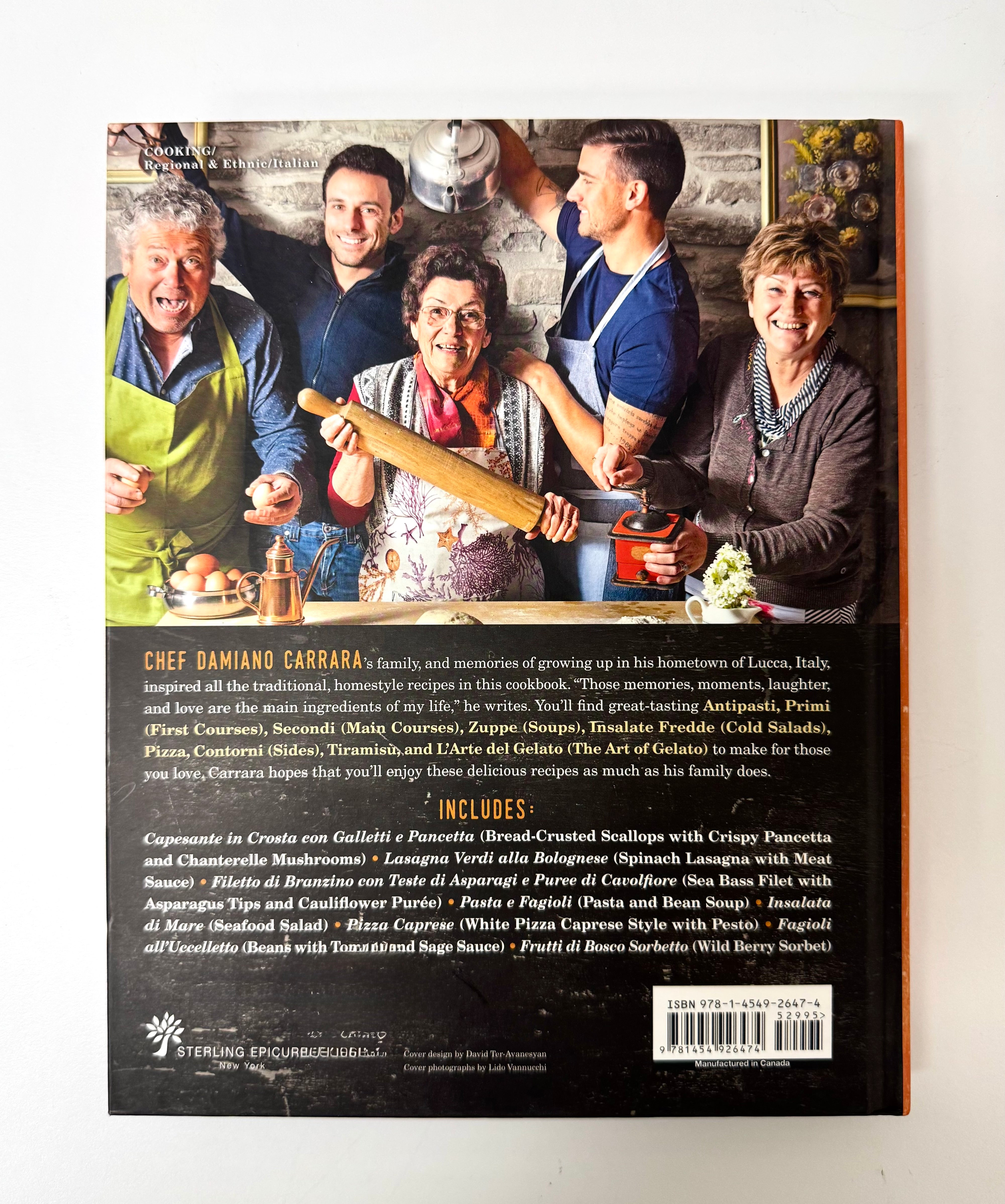 'A Taste of Italy' Hardcover