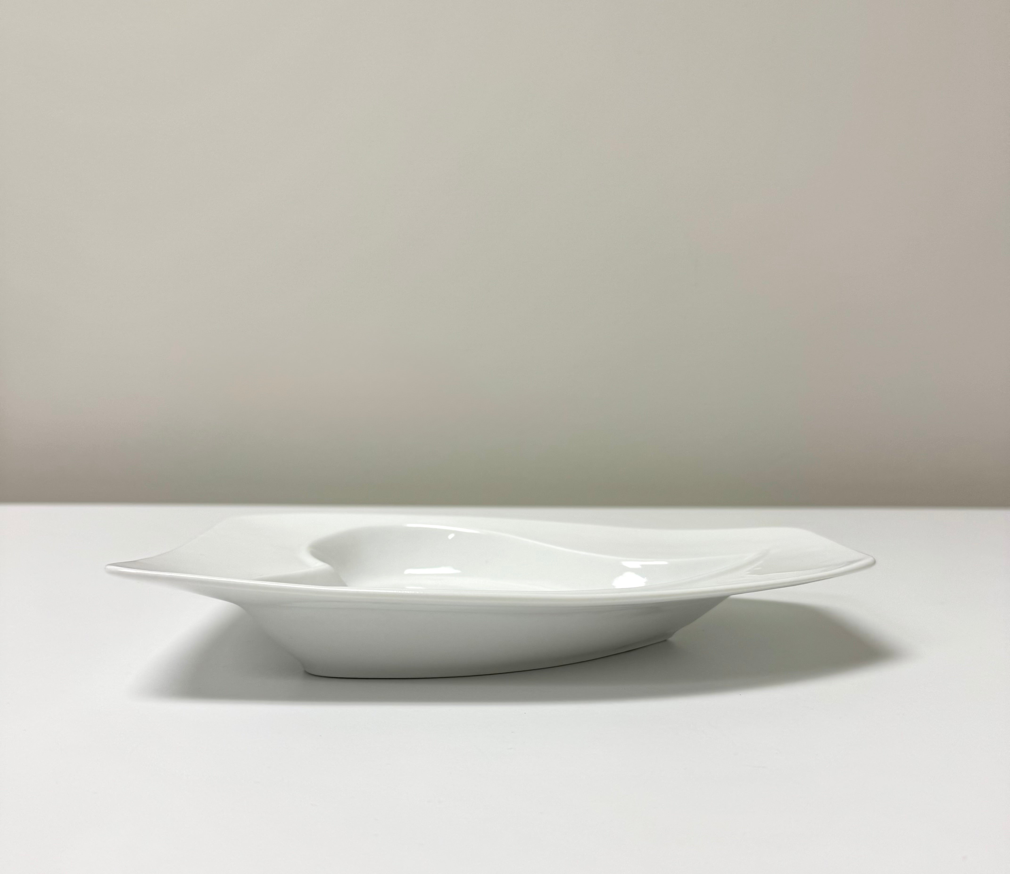 White Ceramic Heart Dish