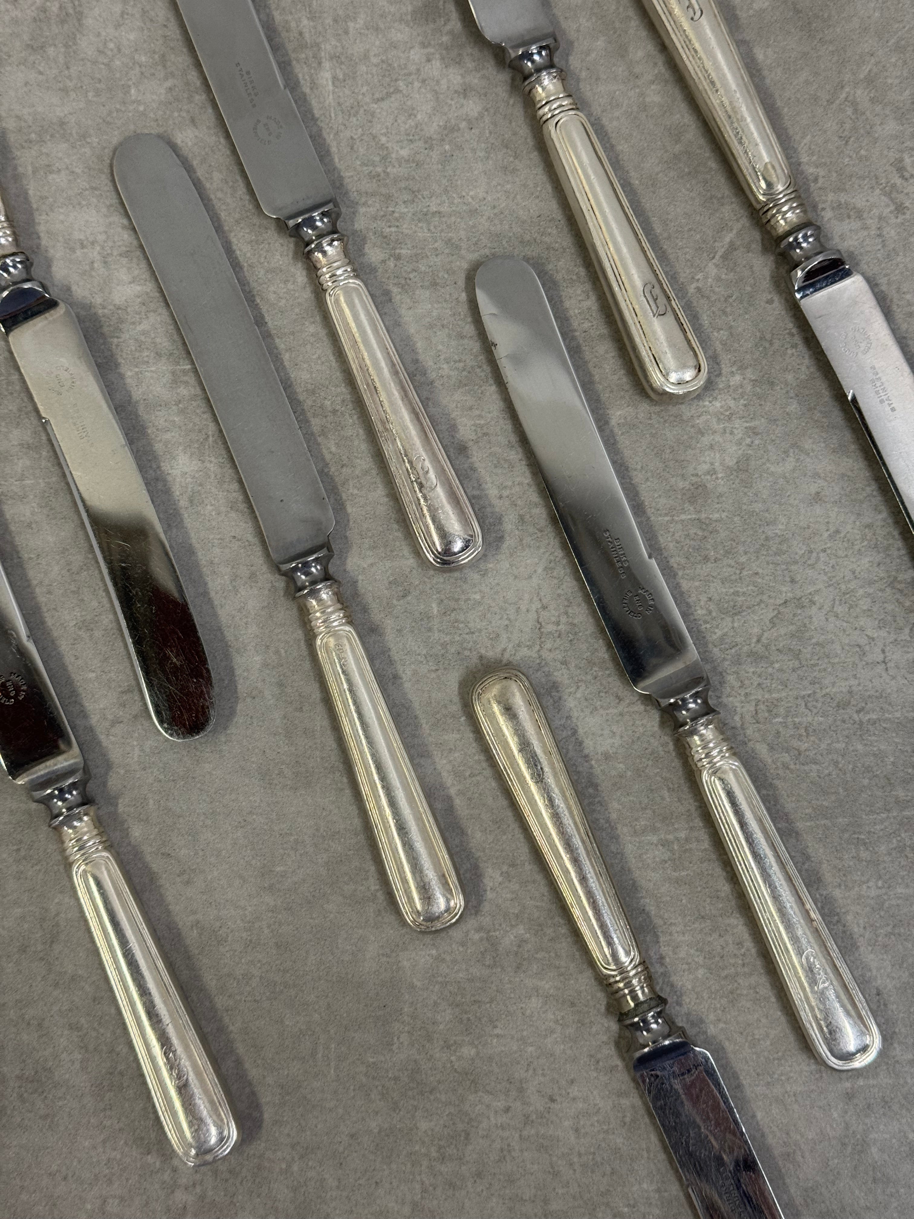 BIRKS Silverplate Flatware Set for 6 Plus Extras