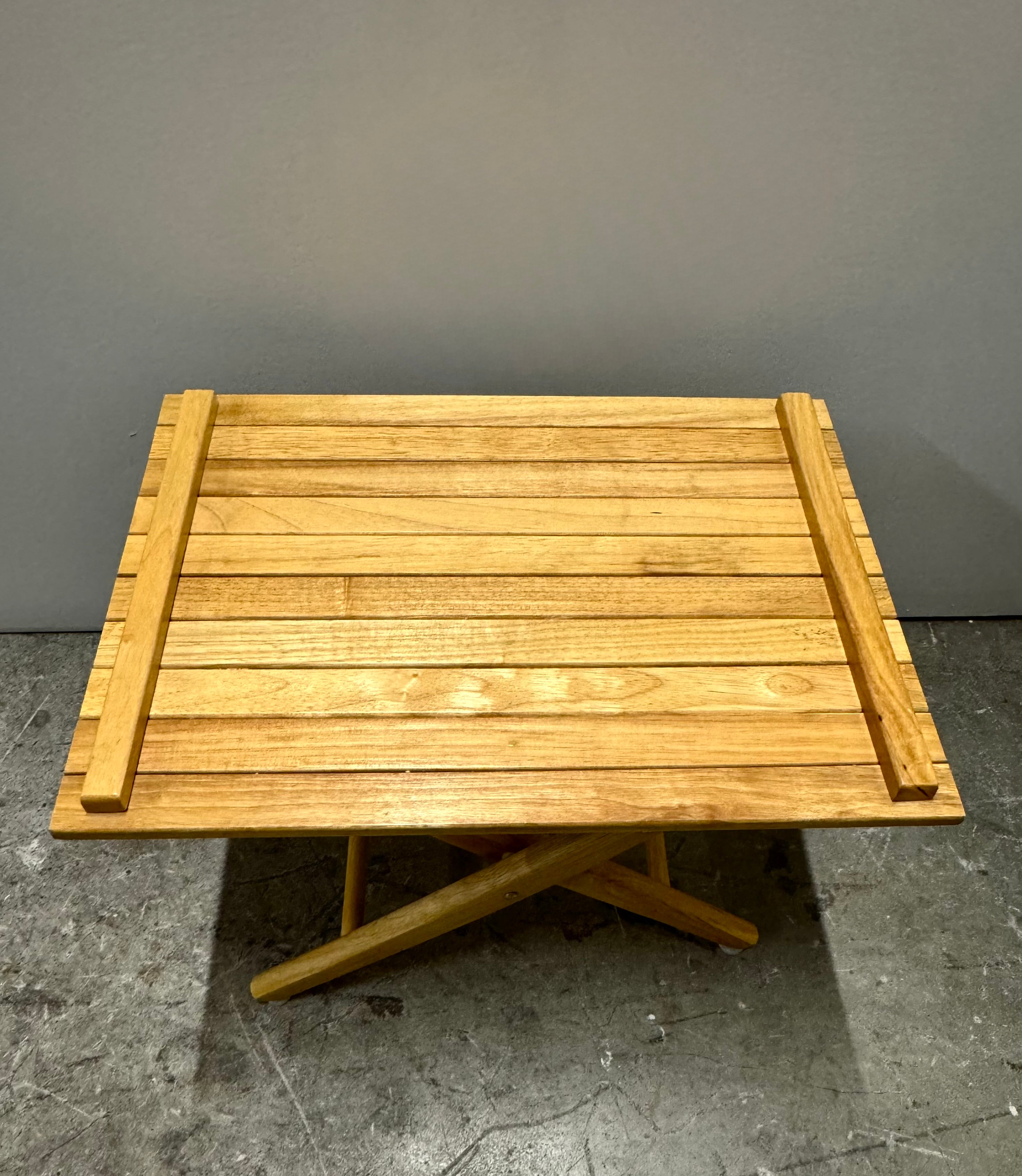 Folding Hardwood Patio Set
