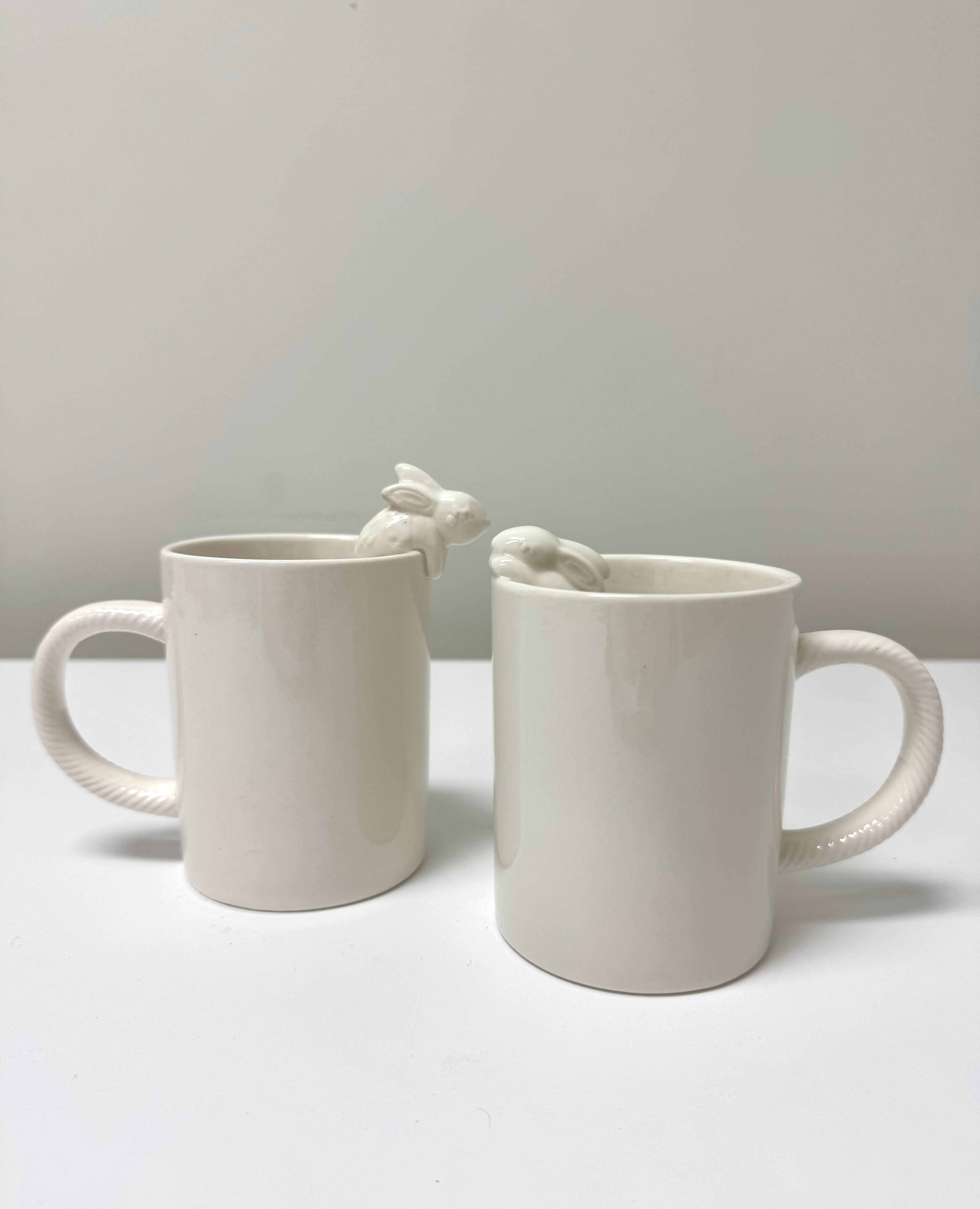 NEW! INDIGO Love Bunnies Mugs Set of 2