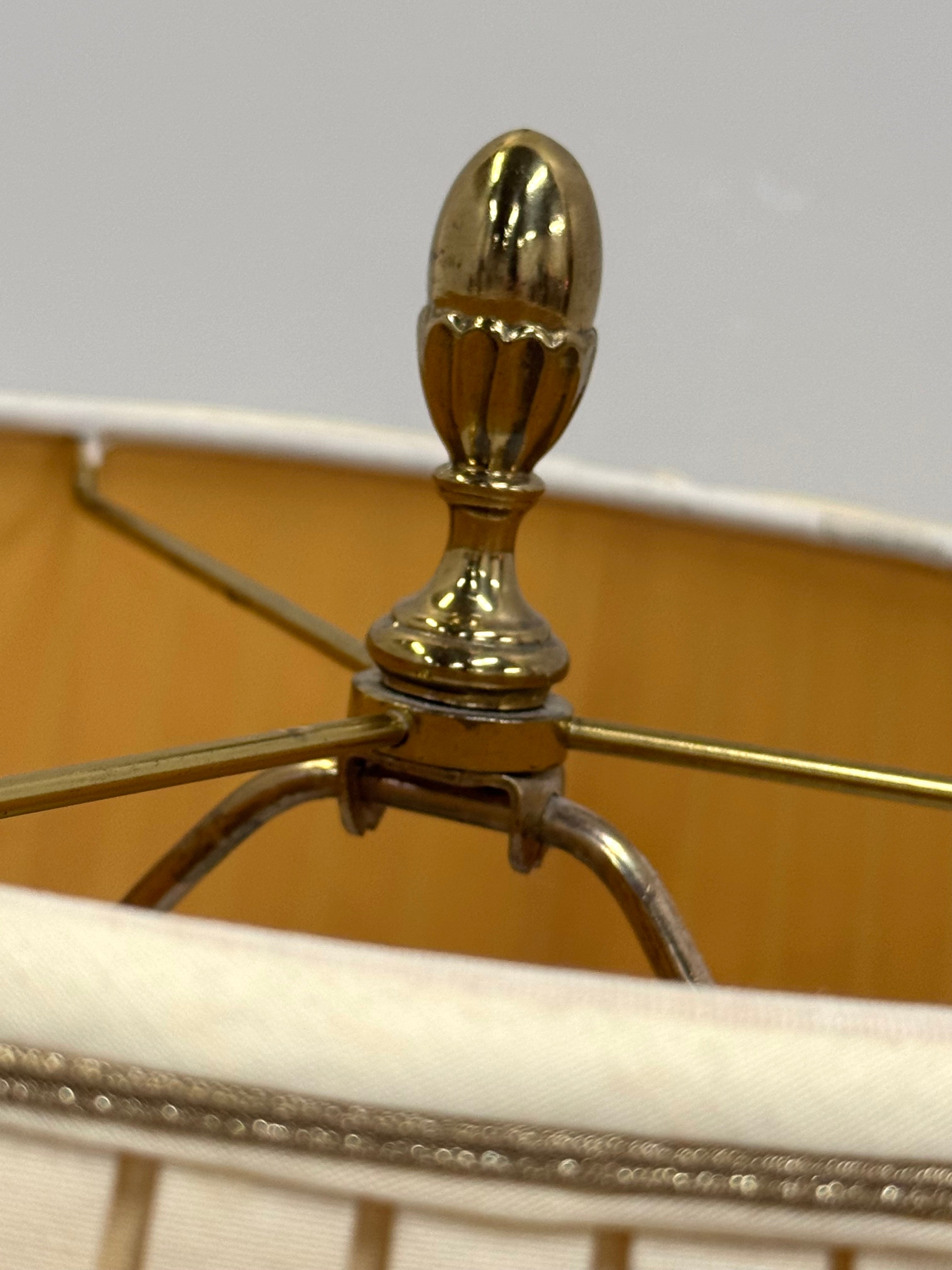 Vintage STIFFEL Cream Ceramic Lamp