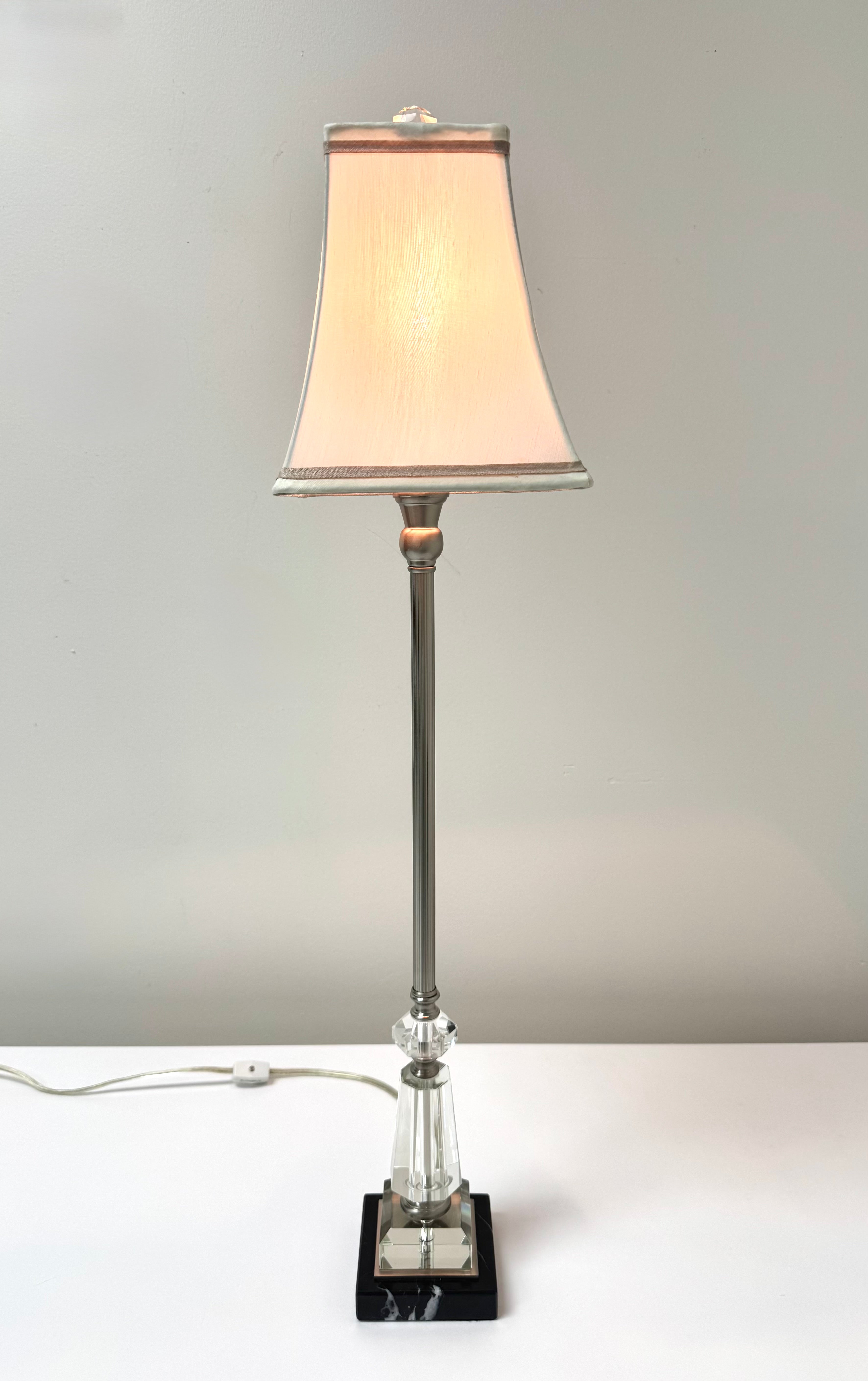 BOMBAY Faceted Crystal Buffet Lamp