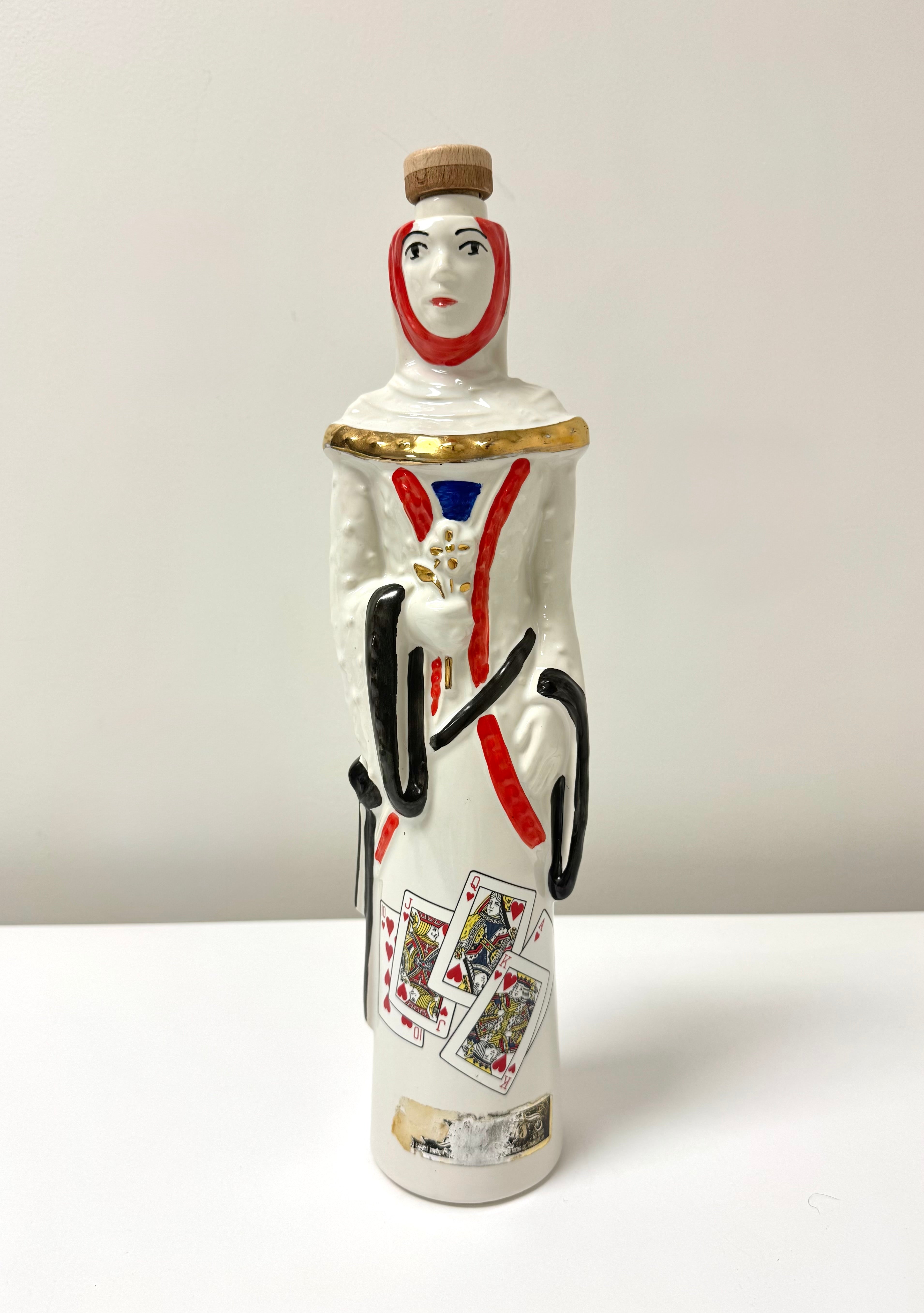 Vintage 1969 Ezra Brooks 'Queen of Hearts' Decanter