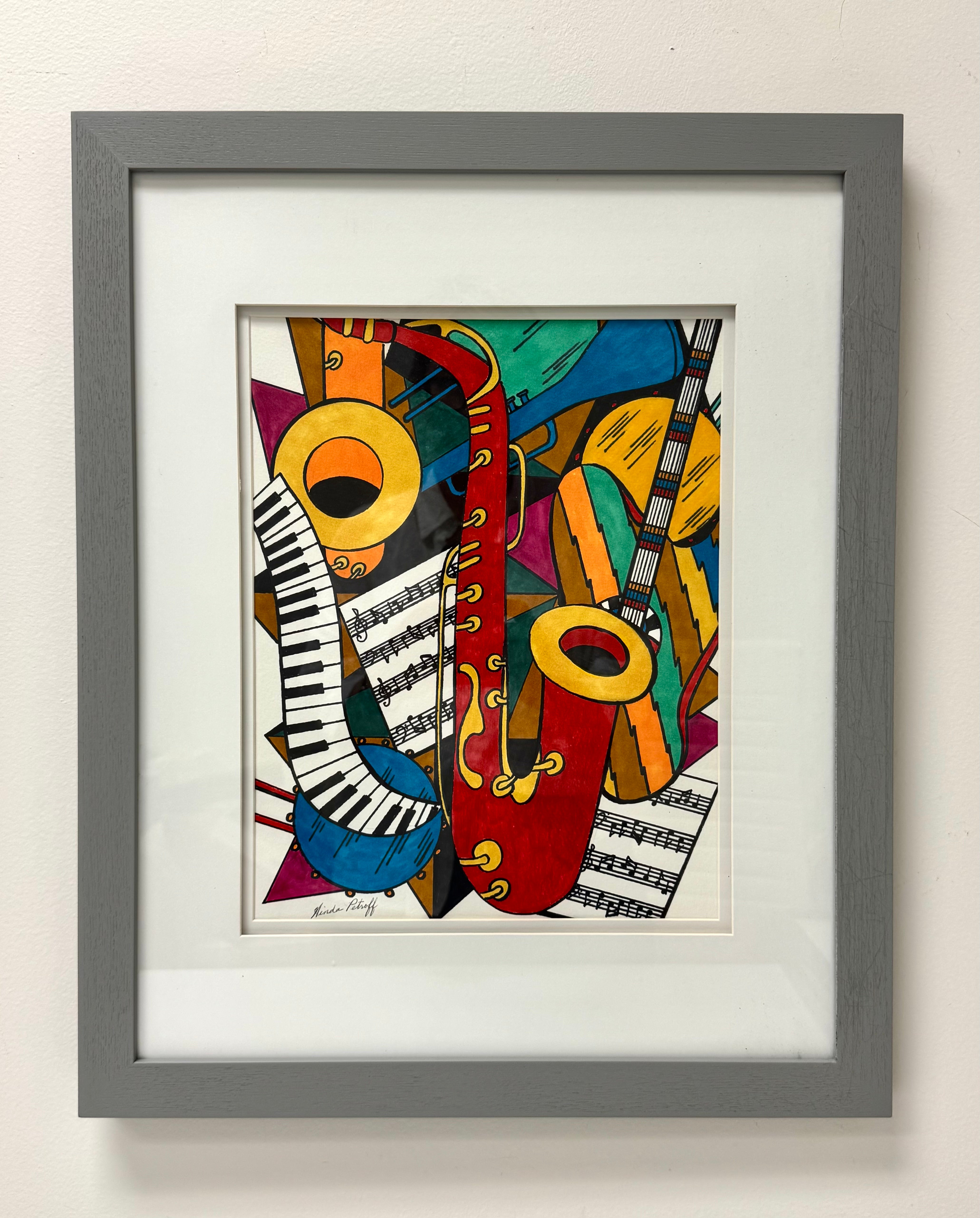 'Jazz Music' Original Watercolour