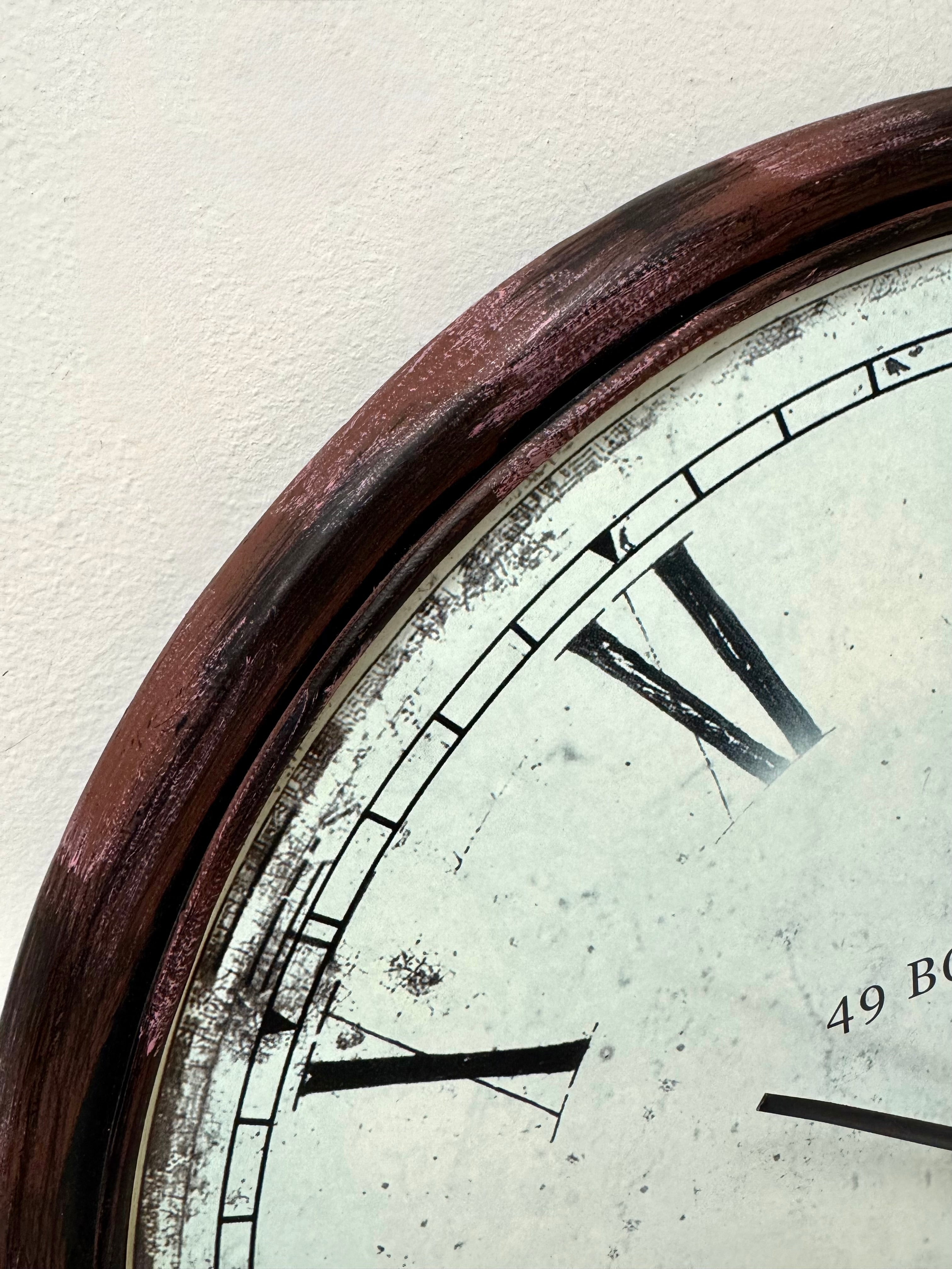 Vintage Style '49 Bond Street' Wall Clock