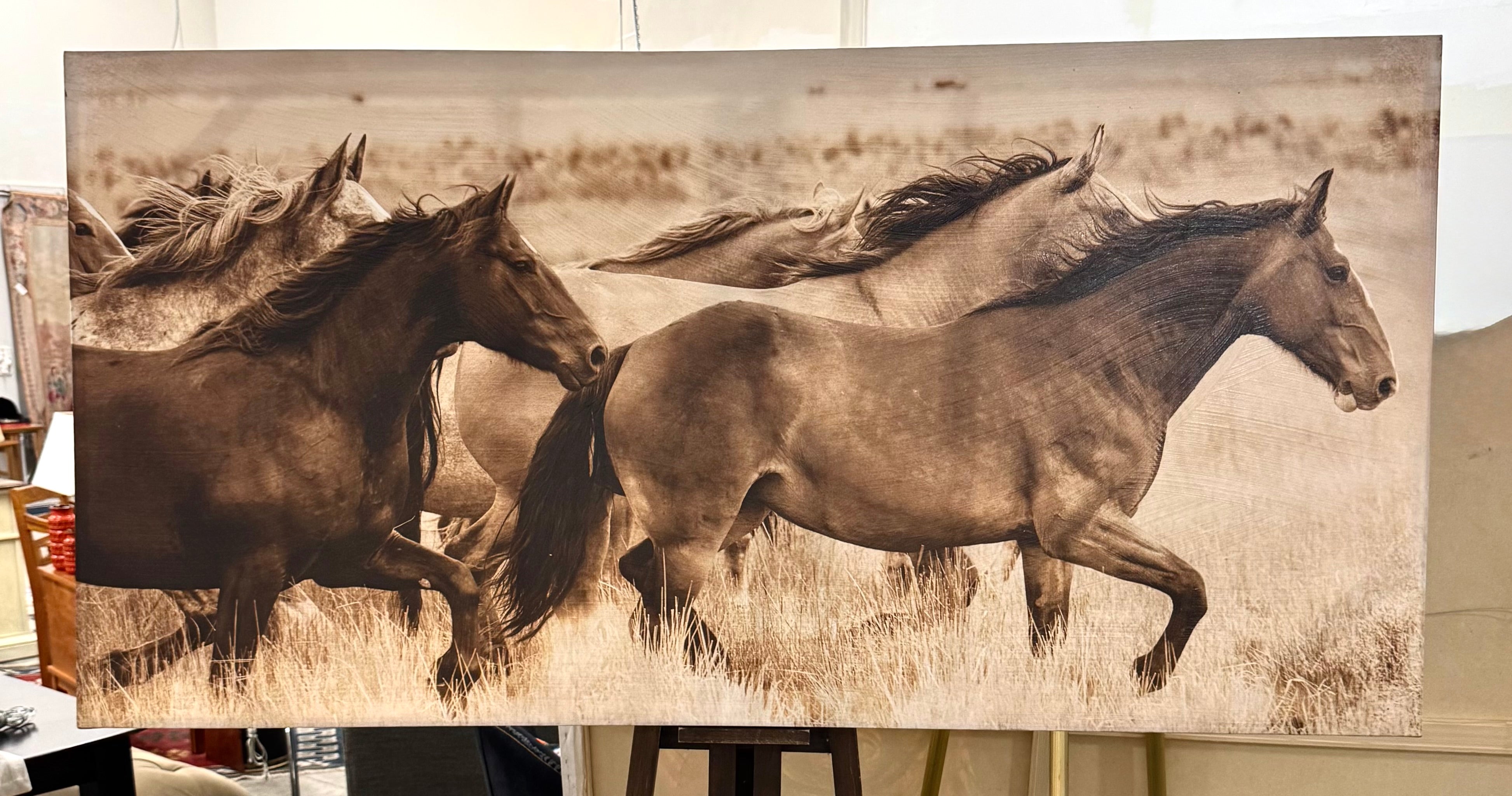 'Galloping Horses' Canvas Art