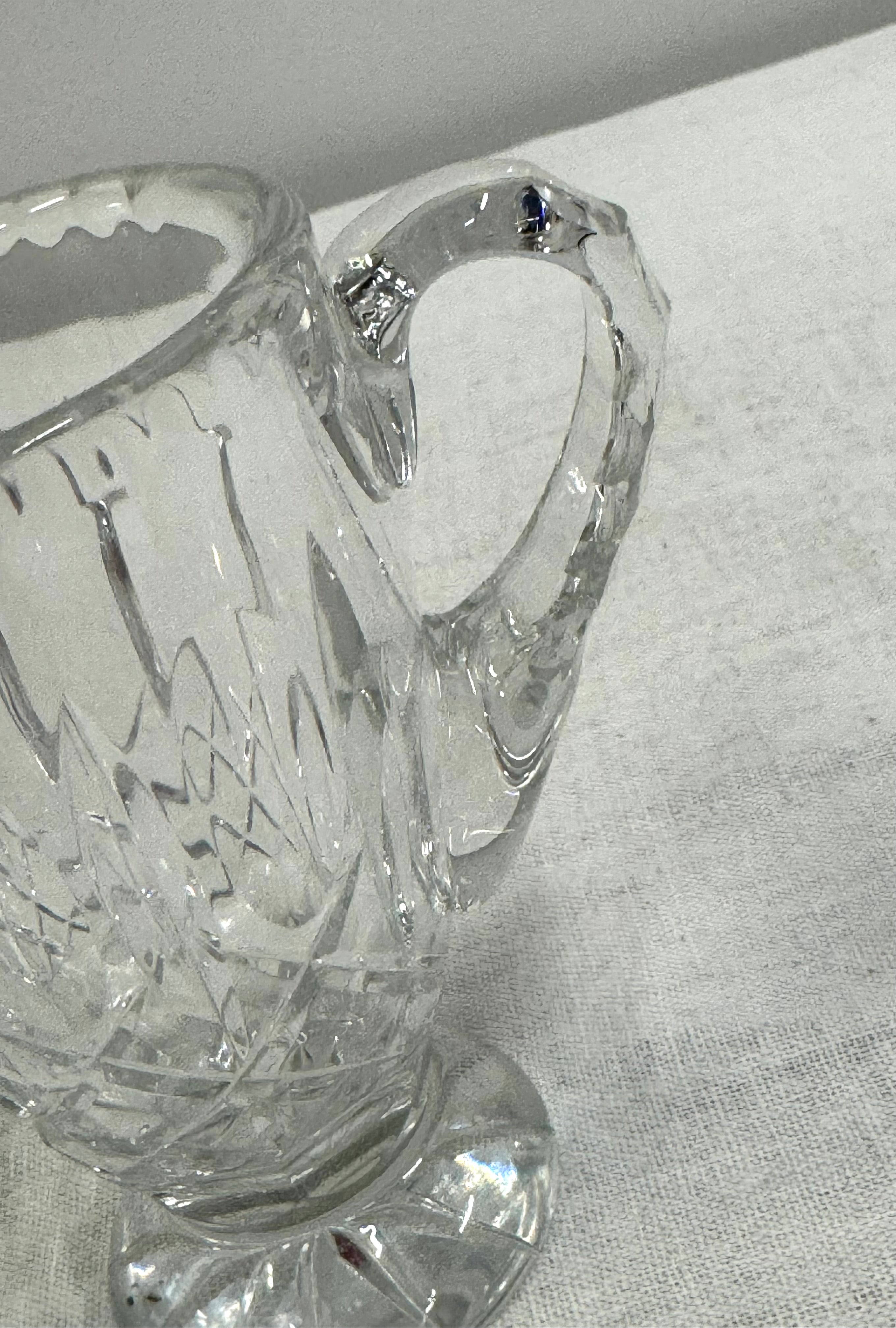 Cut Glass Small Footed Pitcher