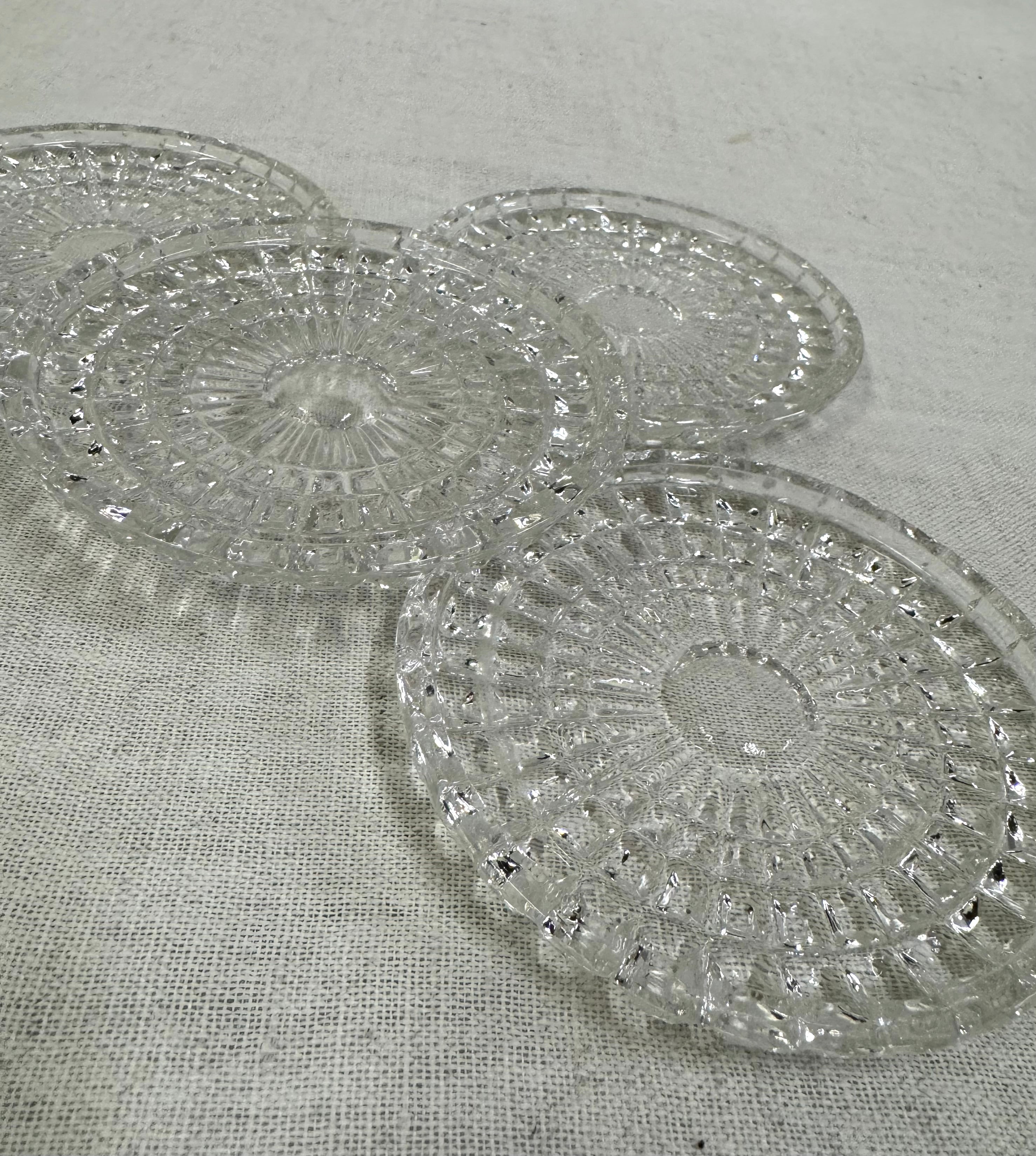 Crystal Coasters Set of 4