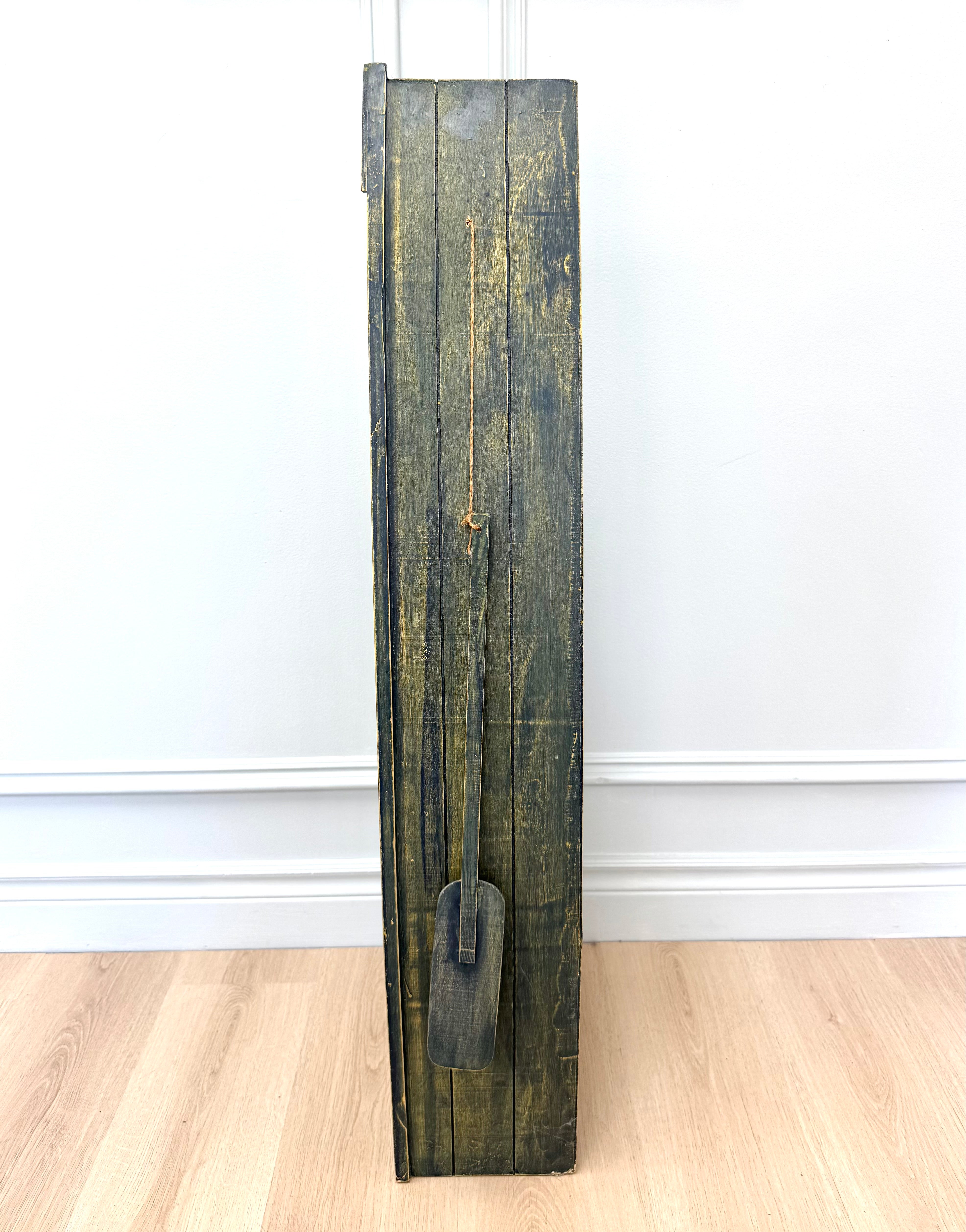 Rustic Wooden Row Boat Shelf