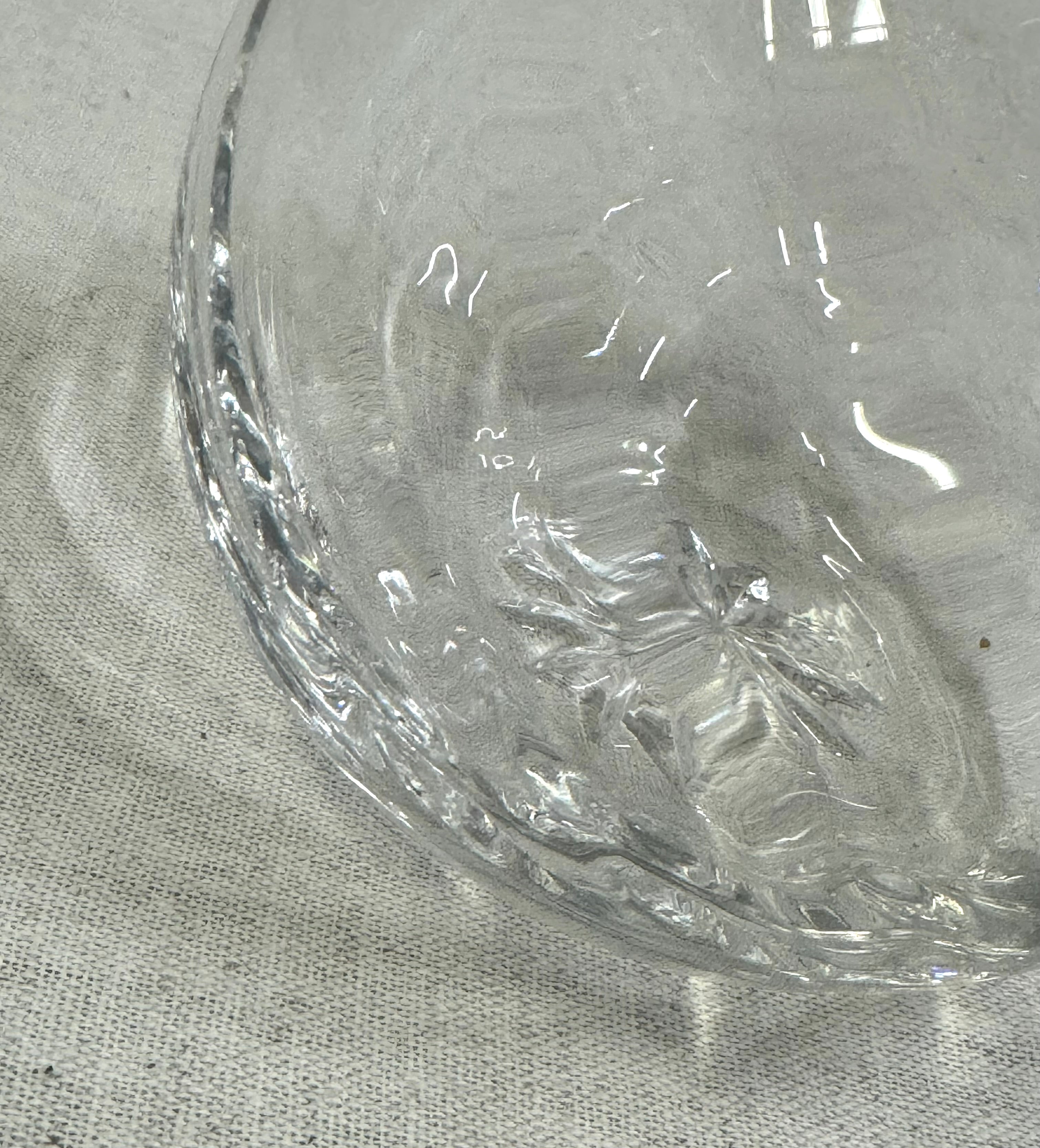 Swirl Crystal Rose Bowl