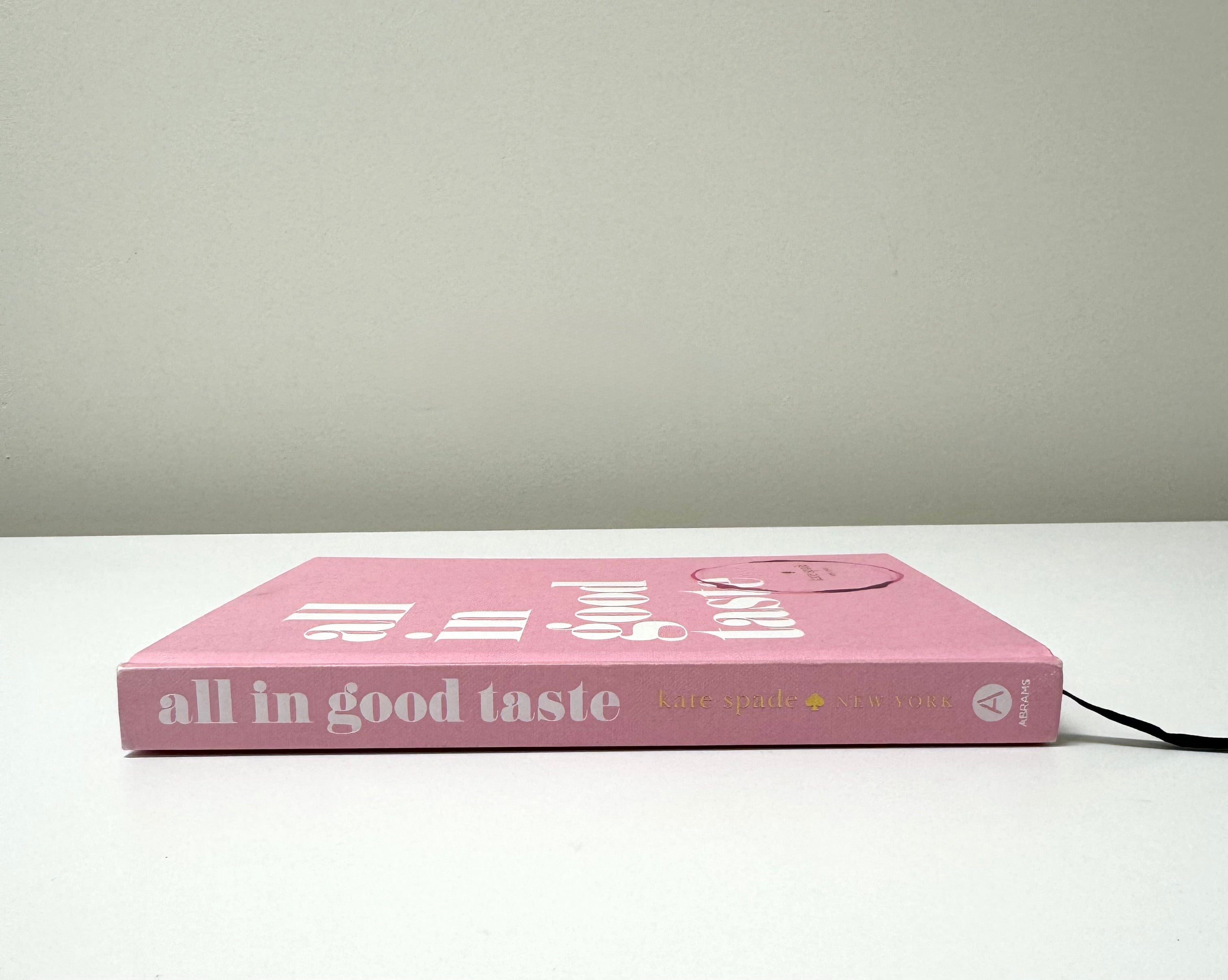 Kate Spade 'All in Good Taste' Hardcover