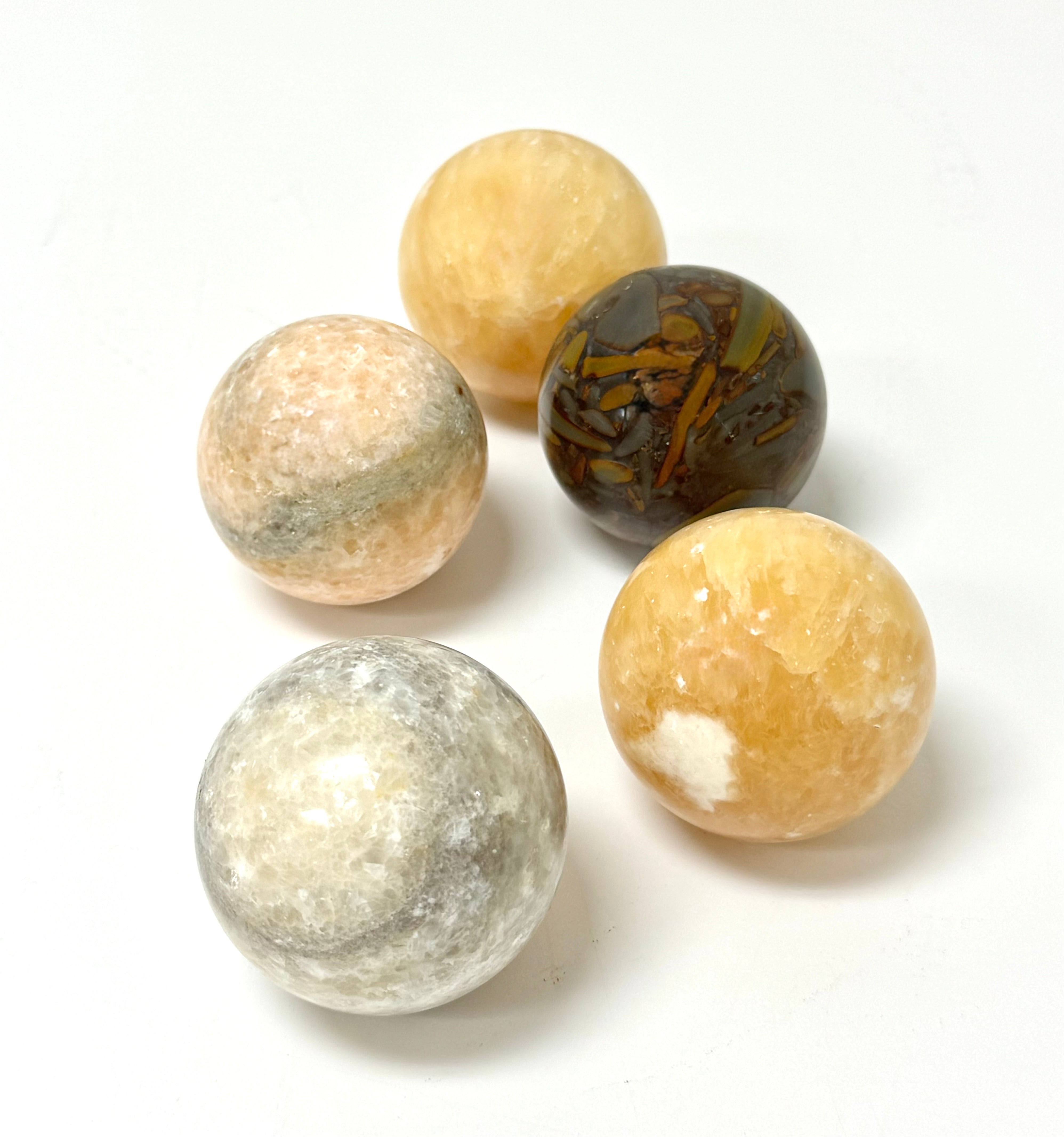 Meditation Healing Spheres Set of 5