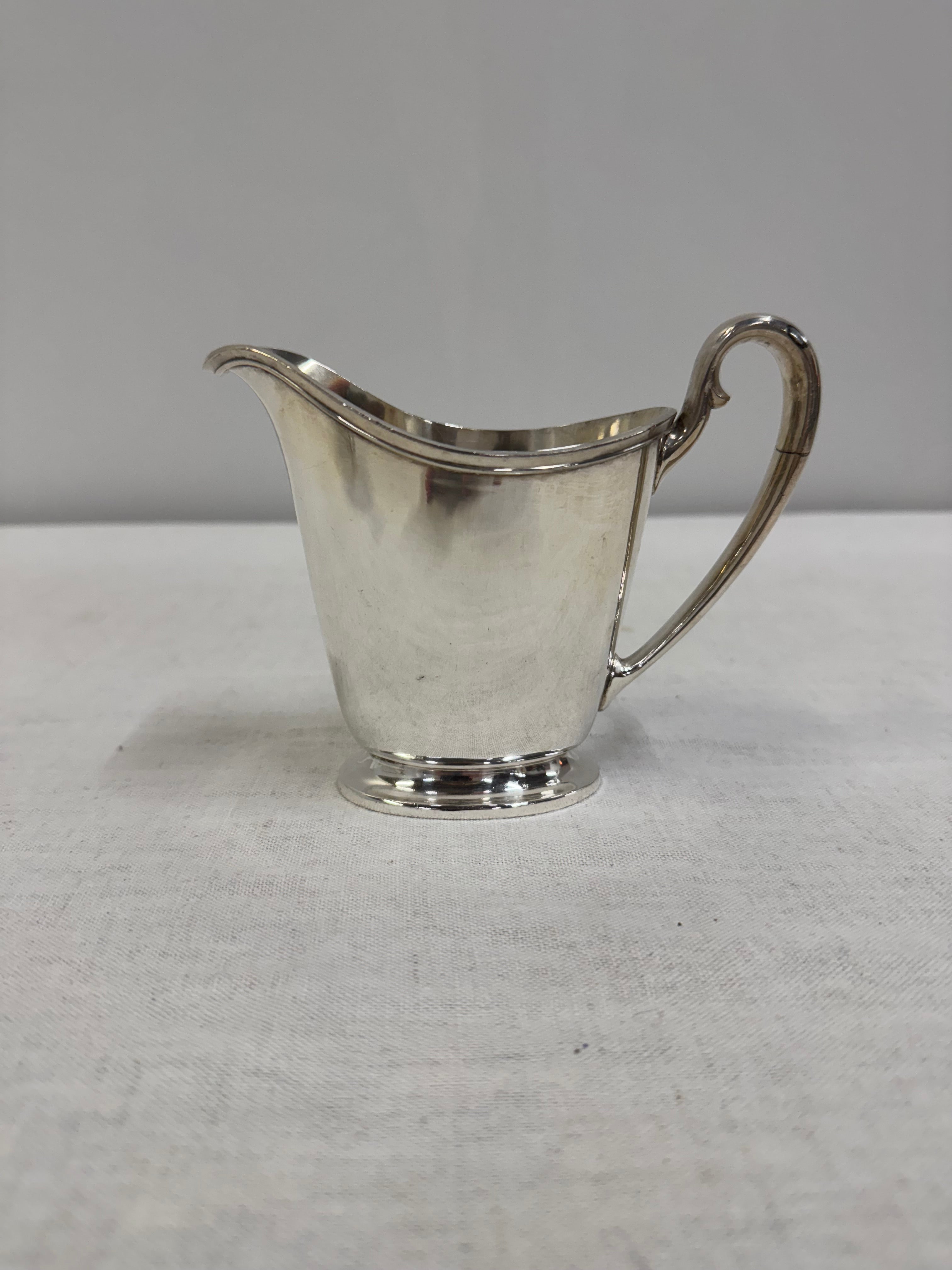 DERBY Silverplate Cream & Sugar Set