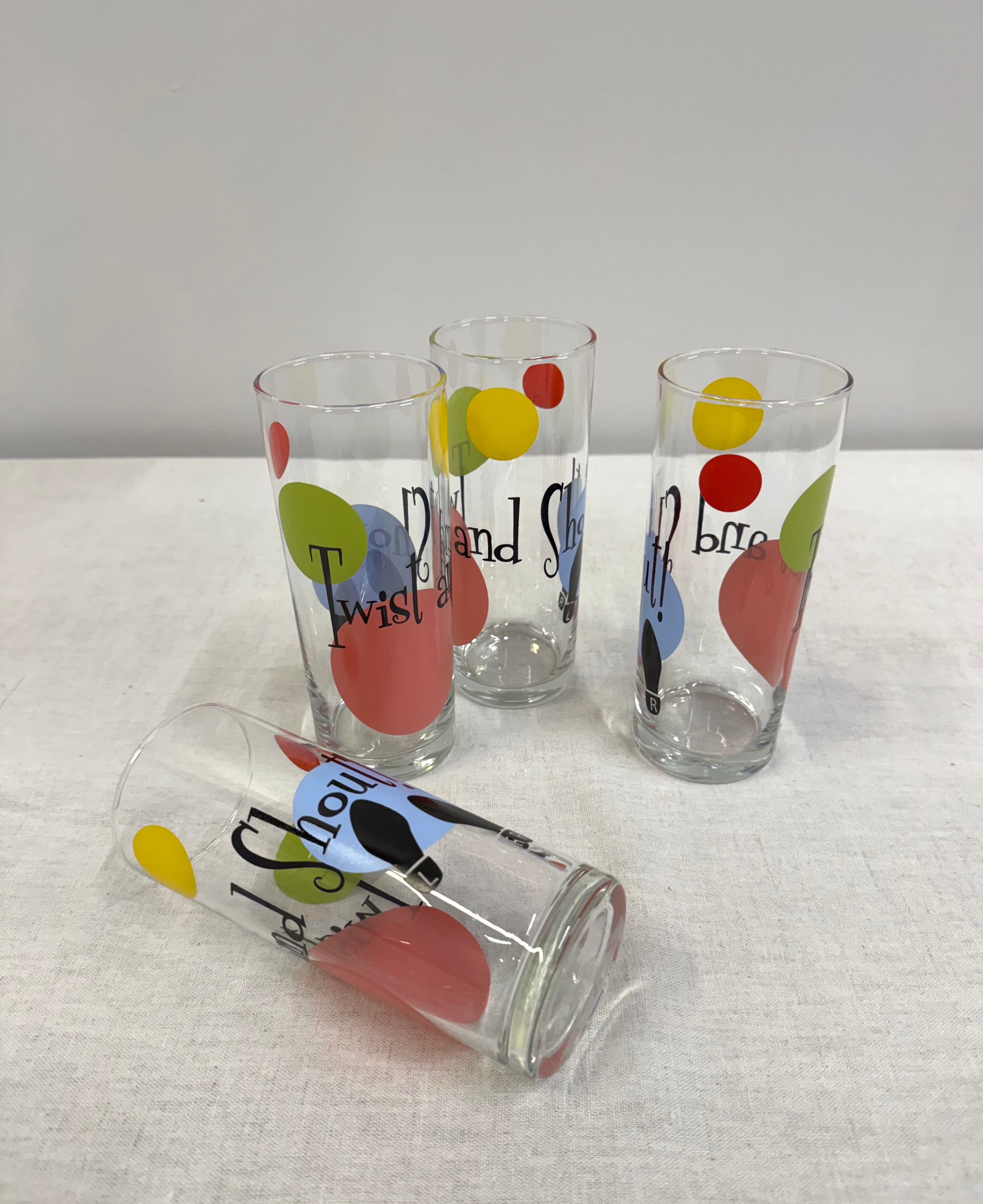 Twist & Shout Glasses Set of 4