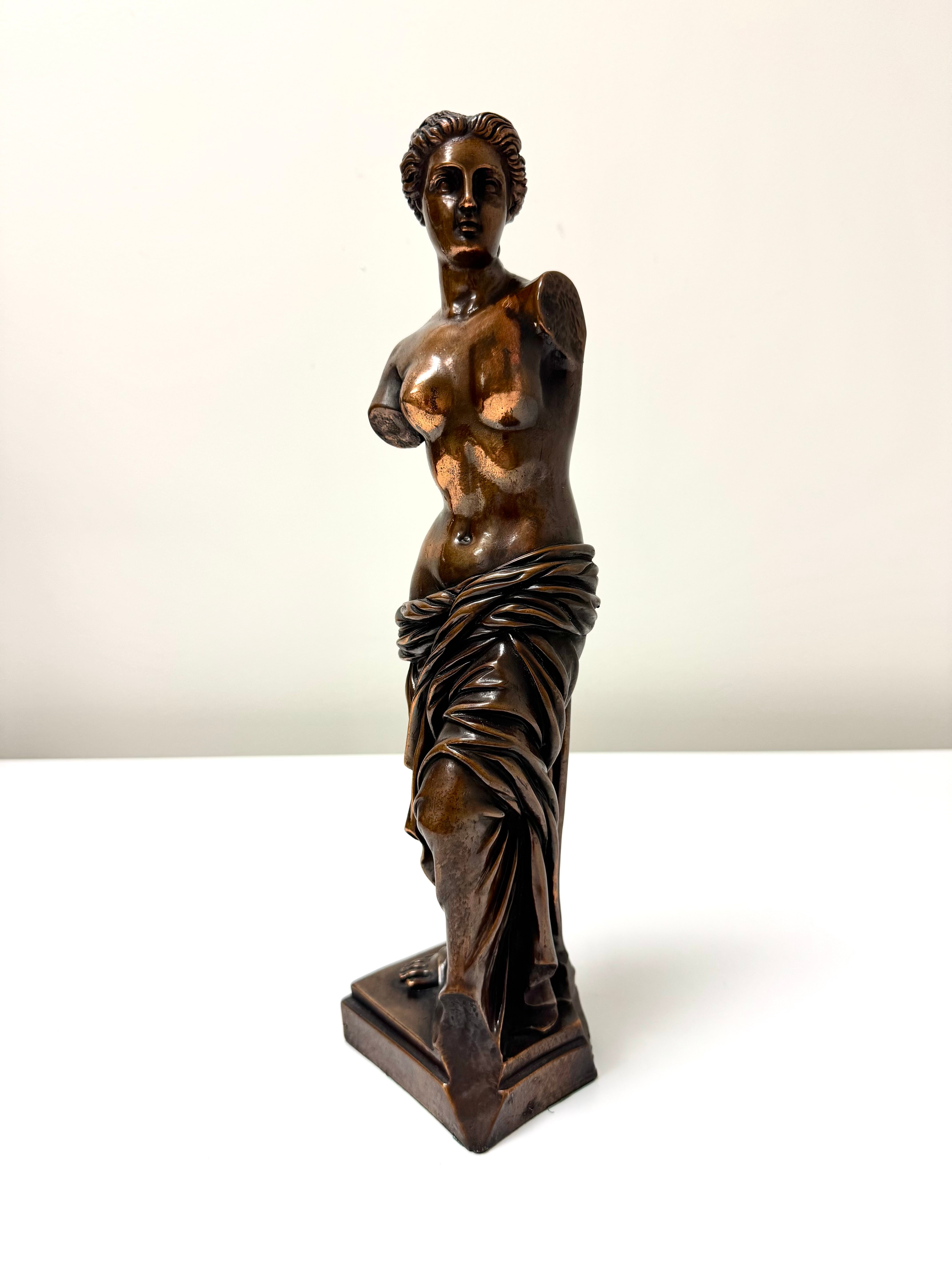 Patinated Copper Venus Figure