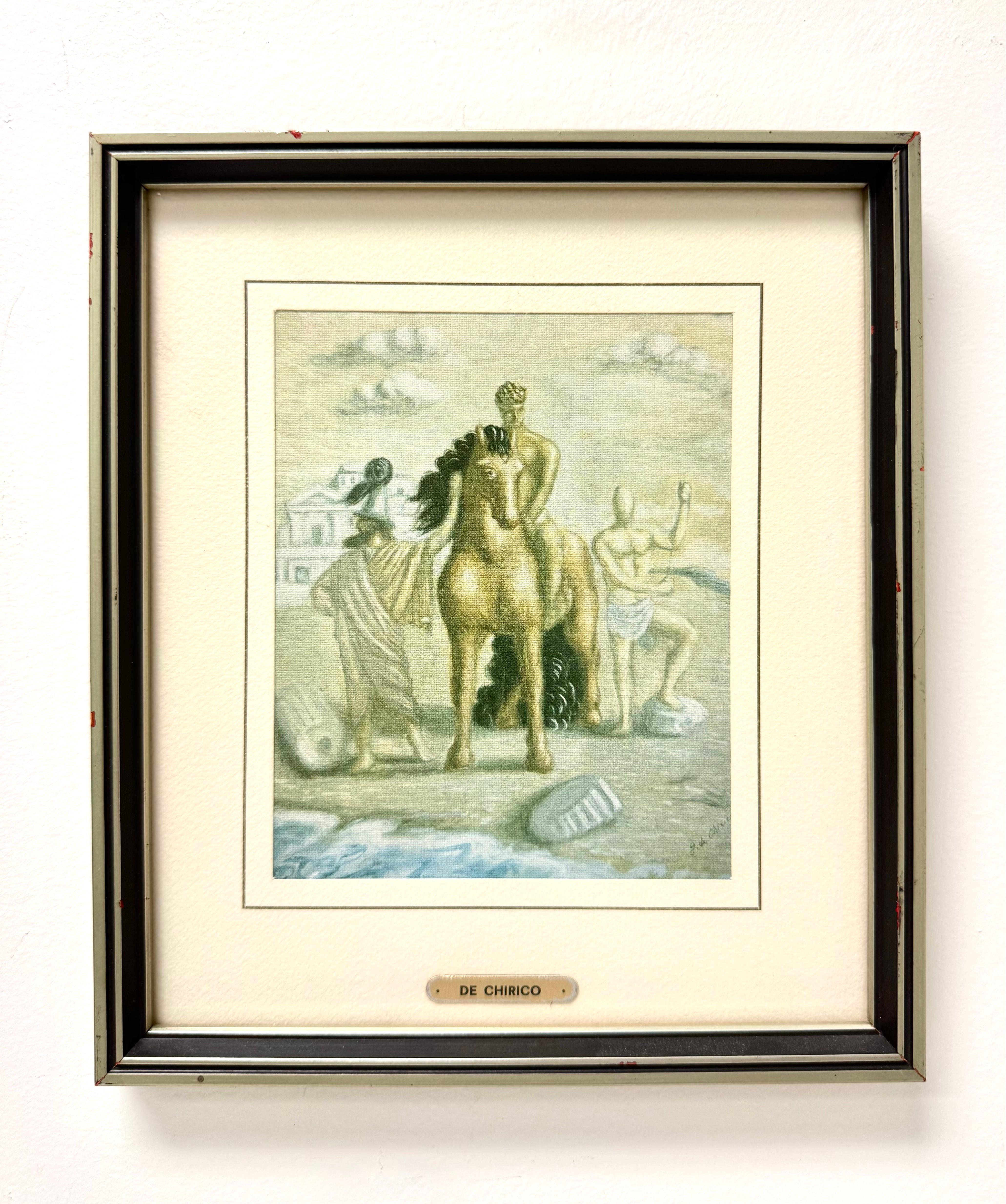 'Horses and Gladiators' Vintage Print