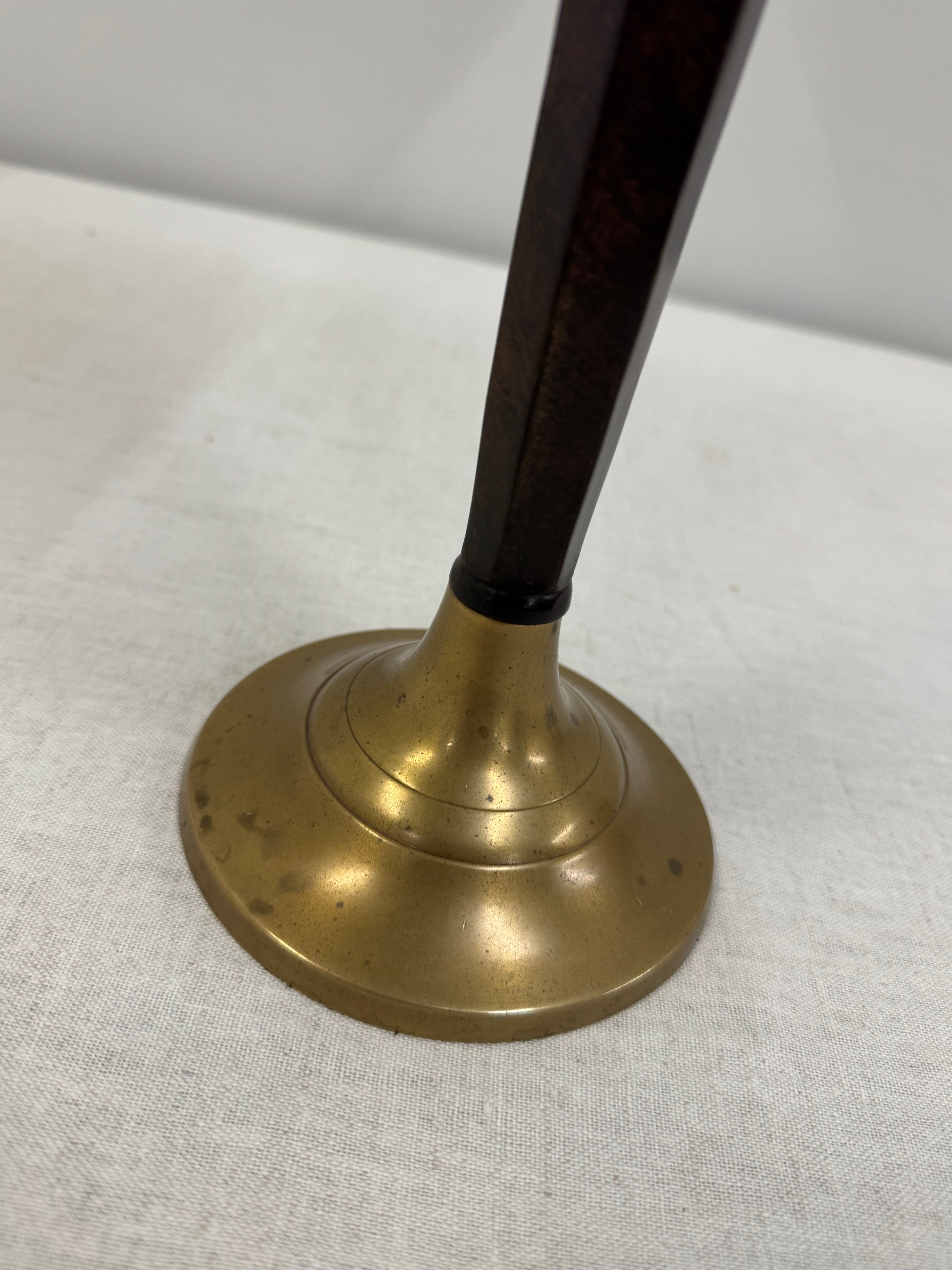 Gold Mosaic Glass Hurricane Candle Holder