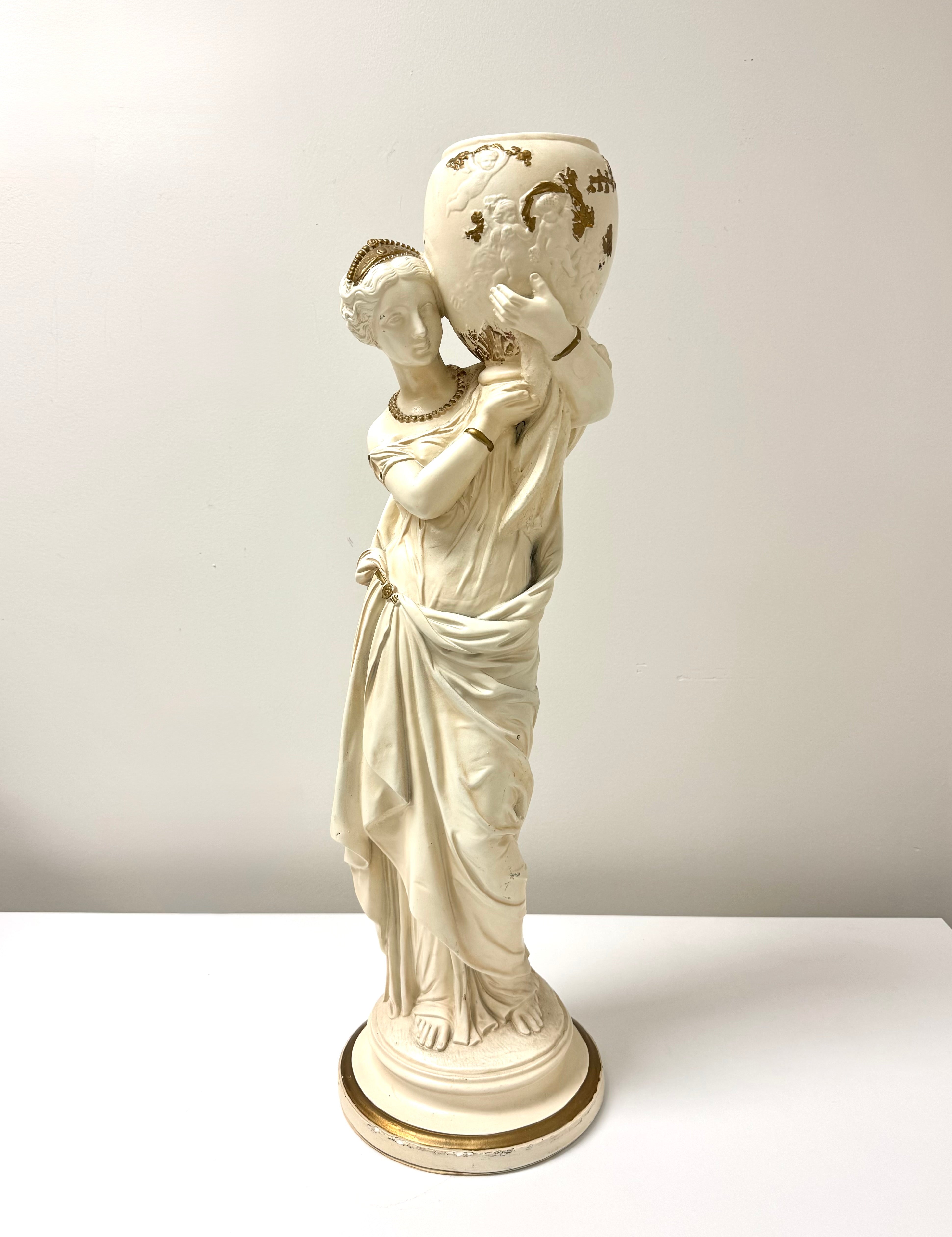 Vintage White Ceramic Statuary