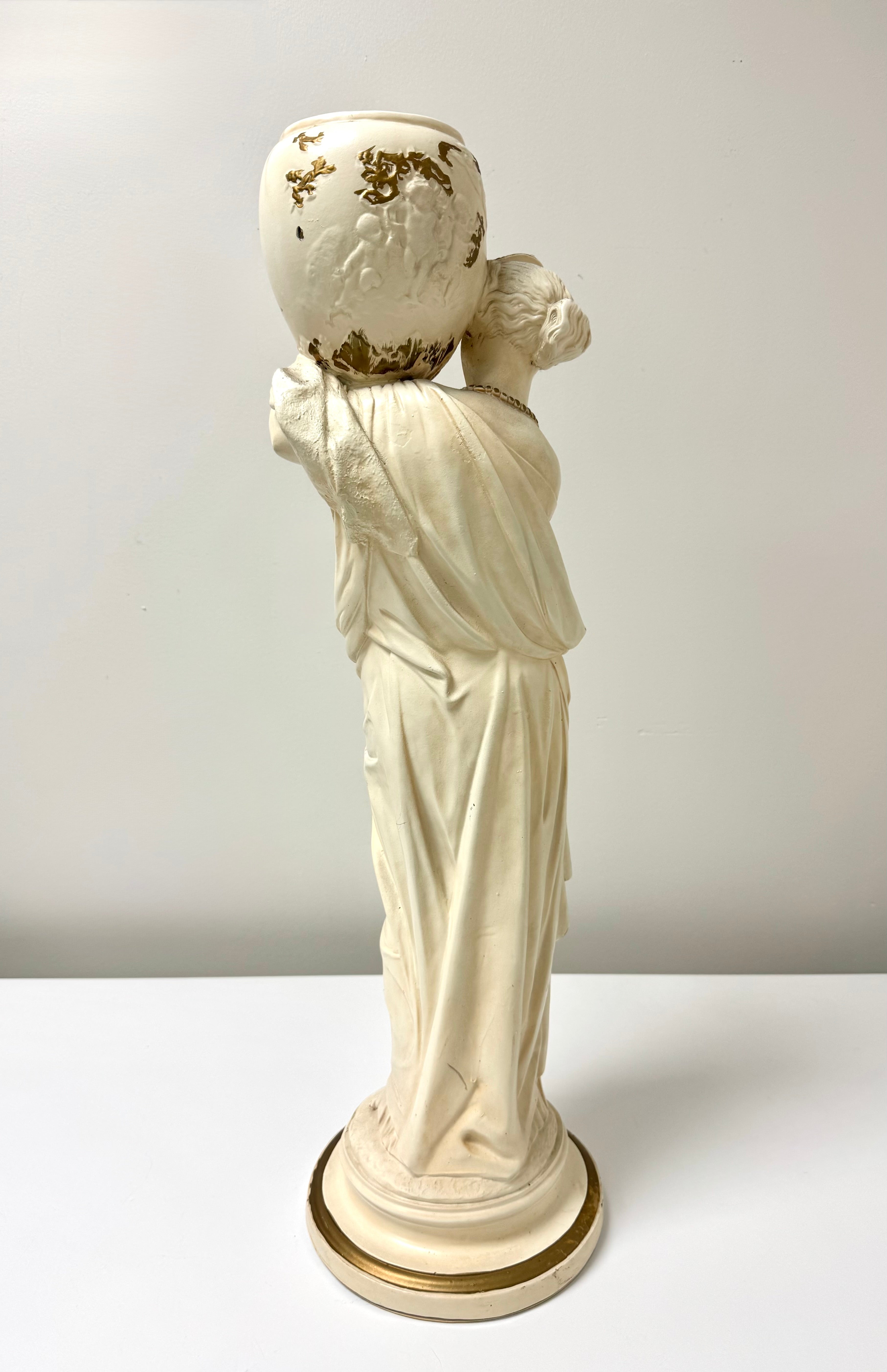 Vintage White Ceramic Statuary