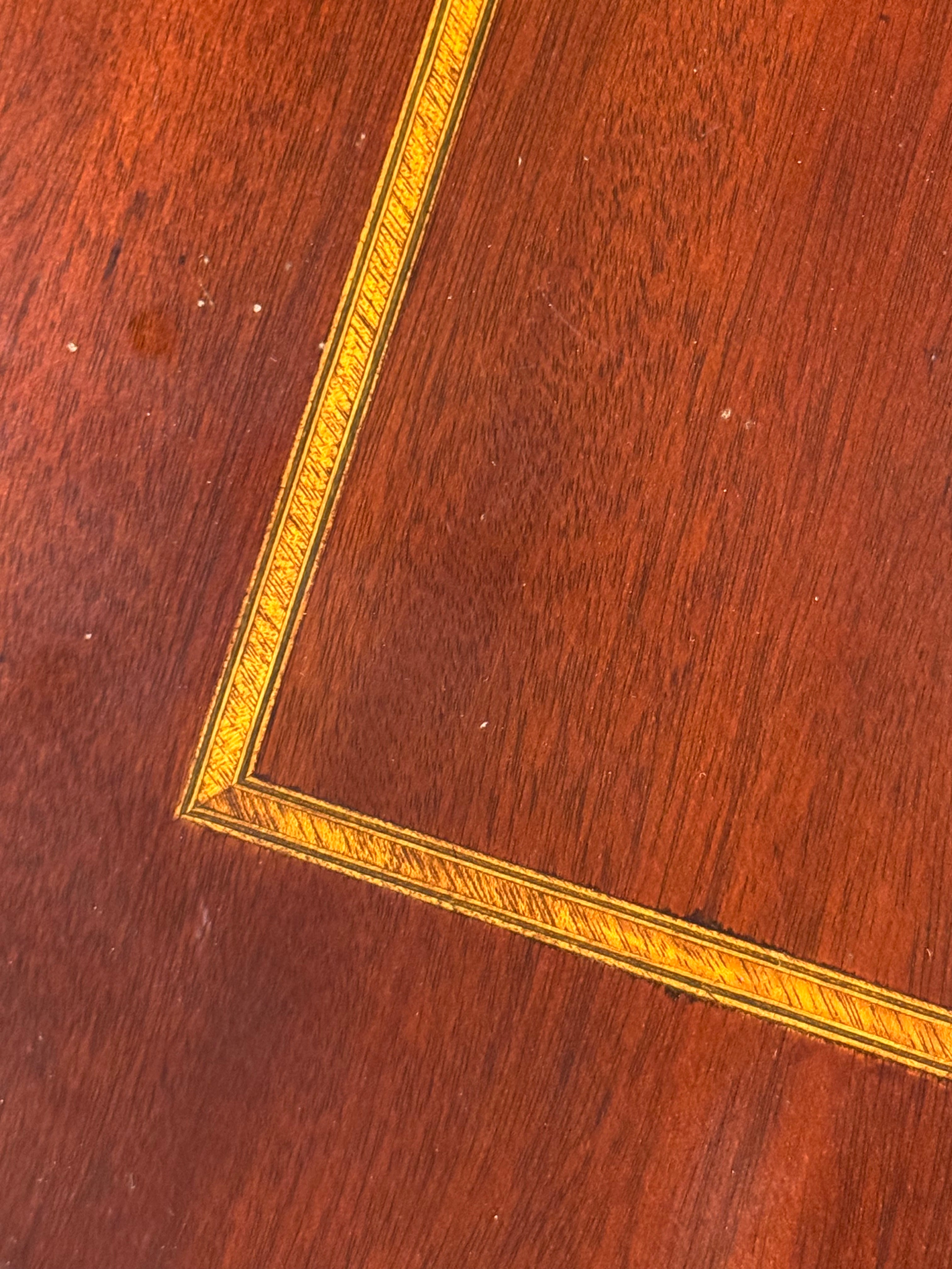 Antique Mahogany Fold-over Games Table