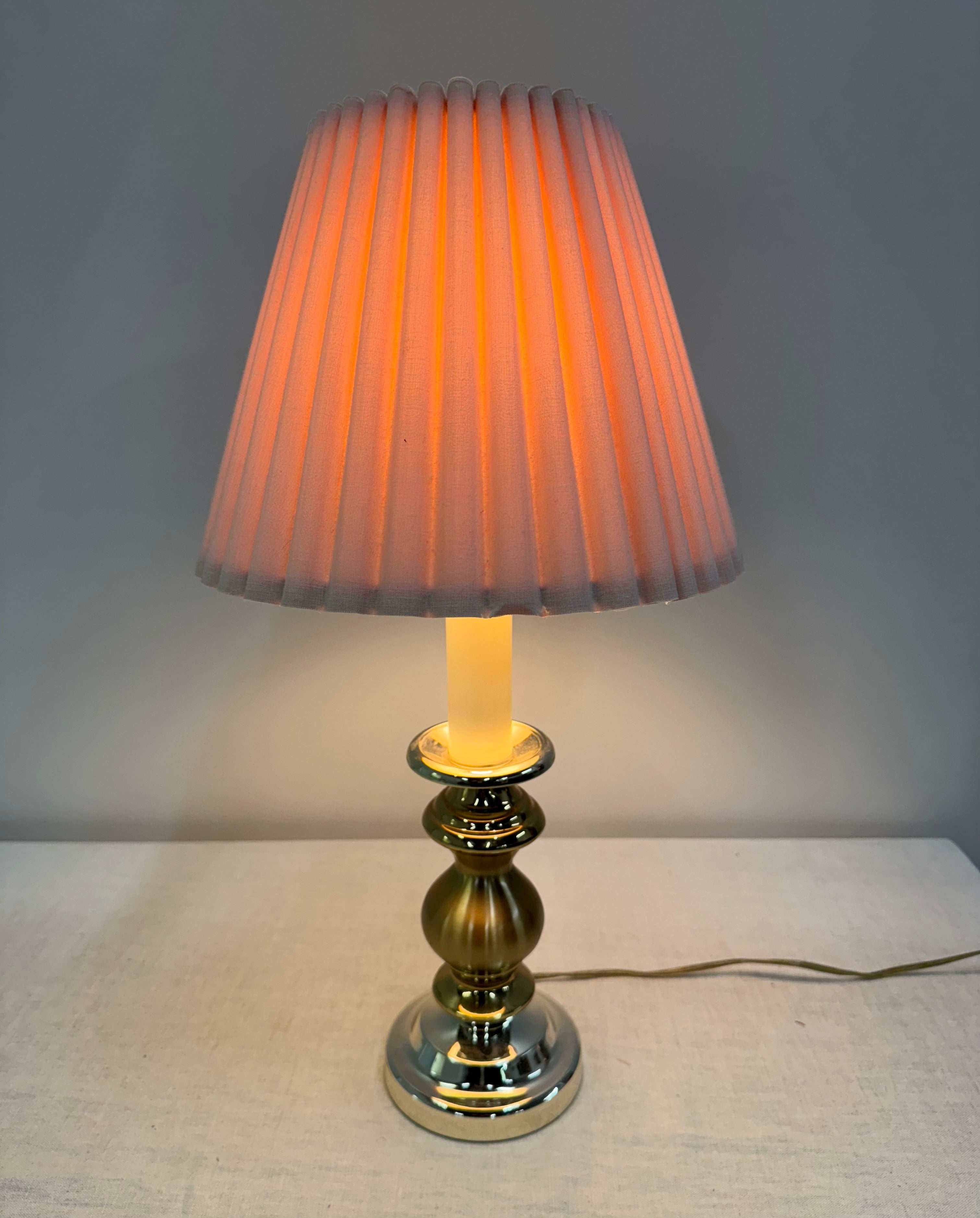 Brass and Chrome Lamp