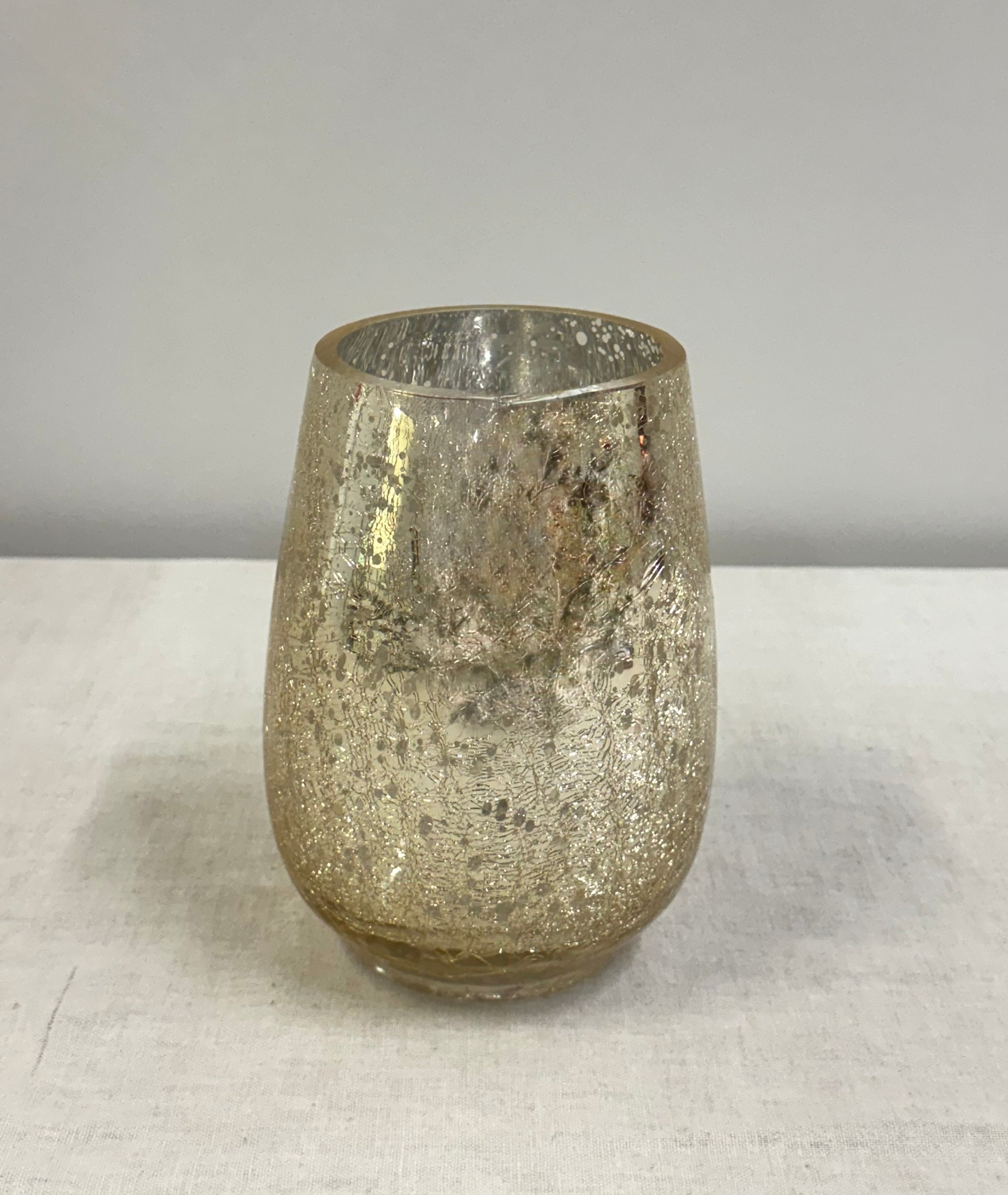 Mercury Glass 7" Vase