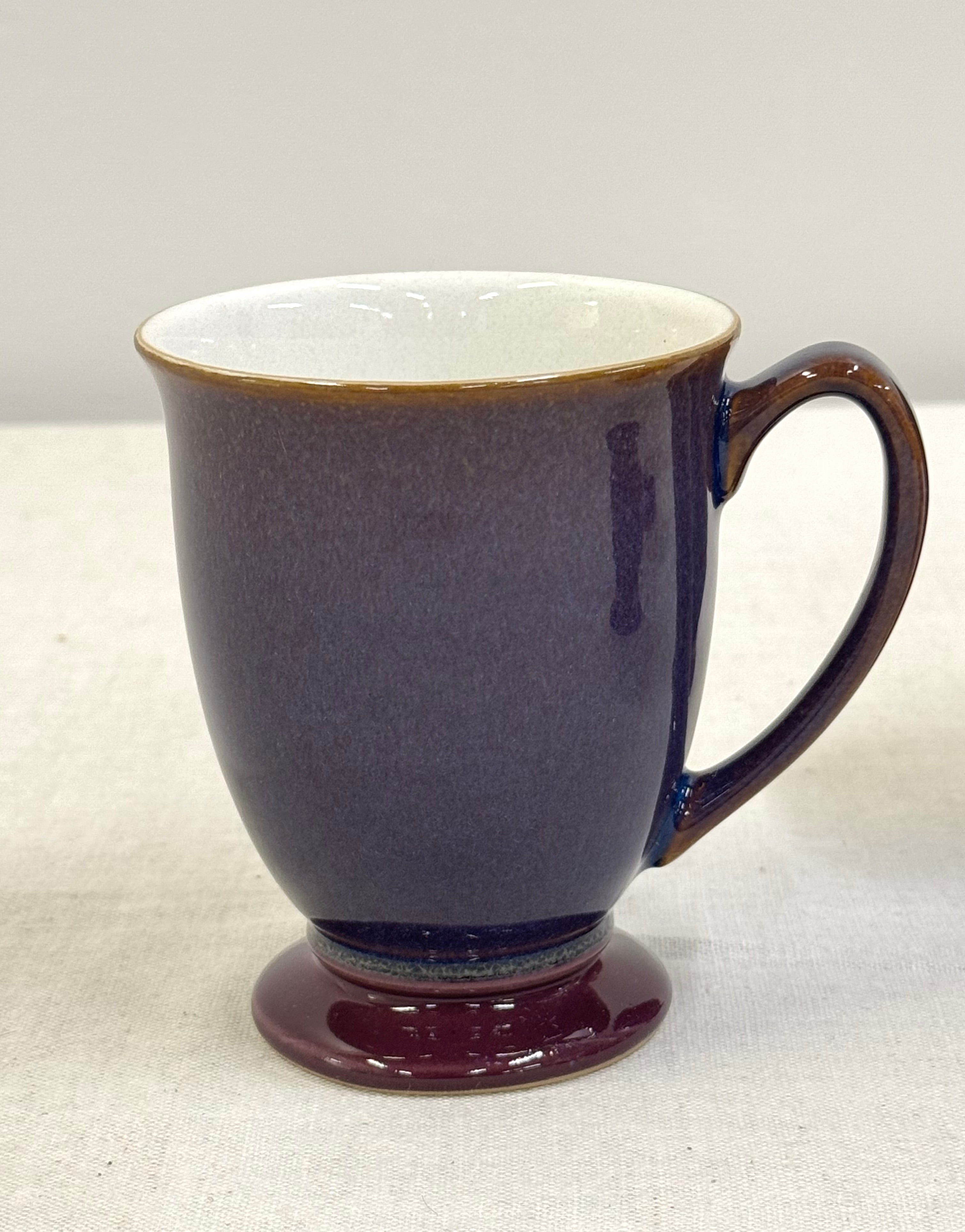 DENBY 'Storm' Footed Mugs Set of 4