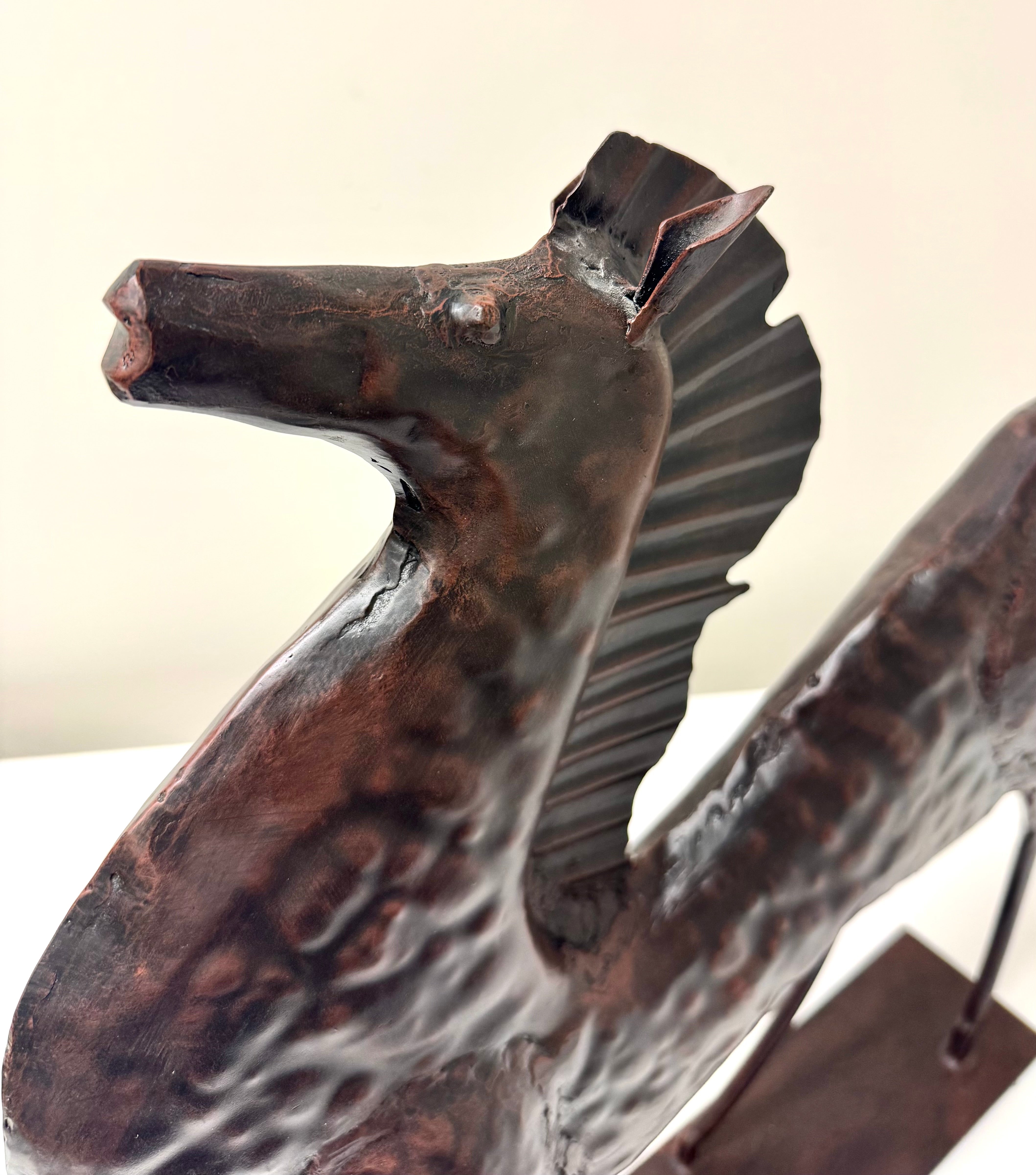 Metal Horse Figure