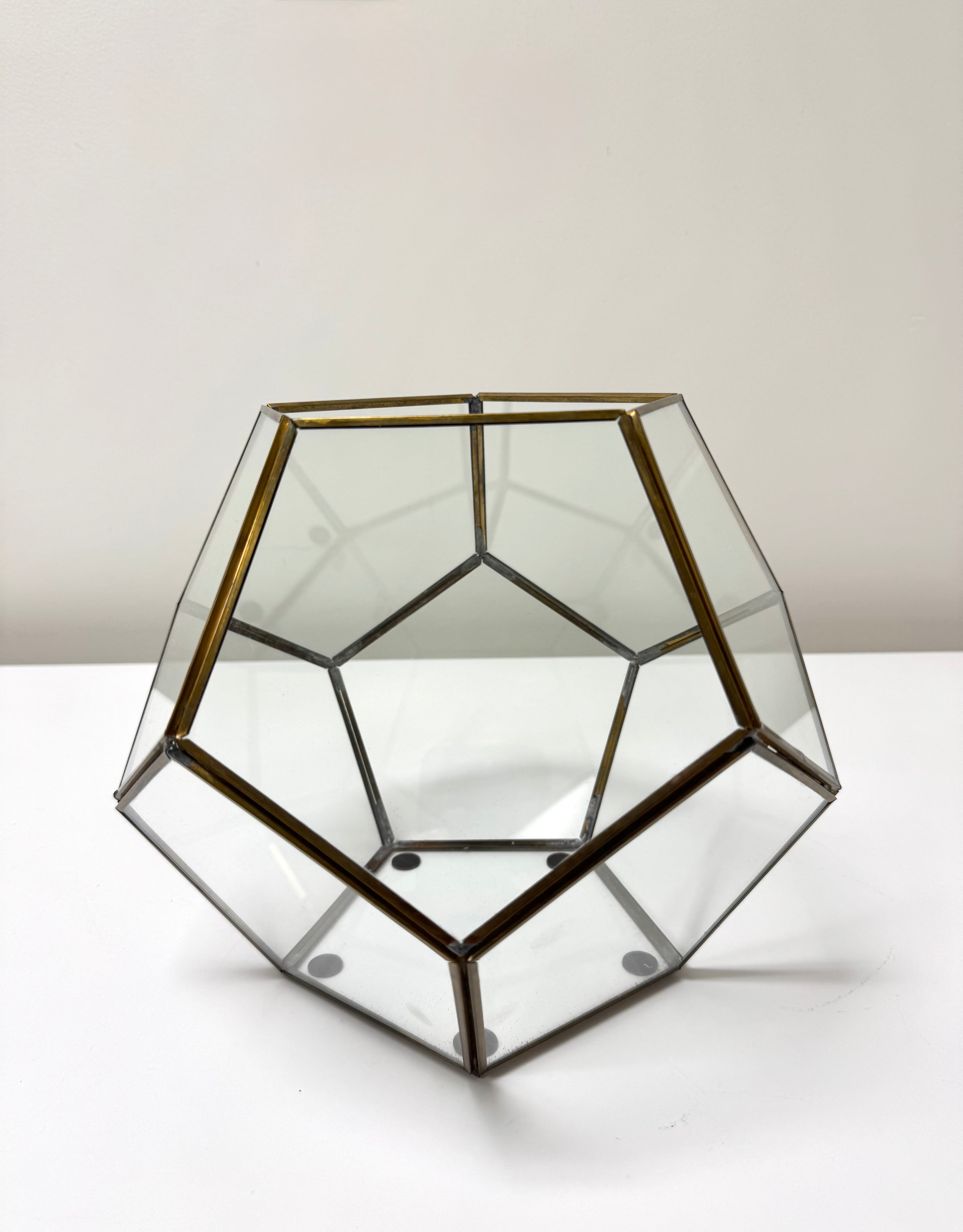 Brass-framed Geometric Terrarium