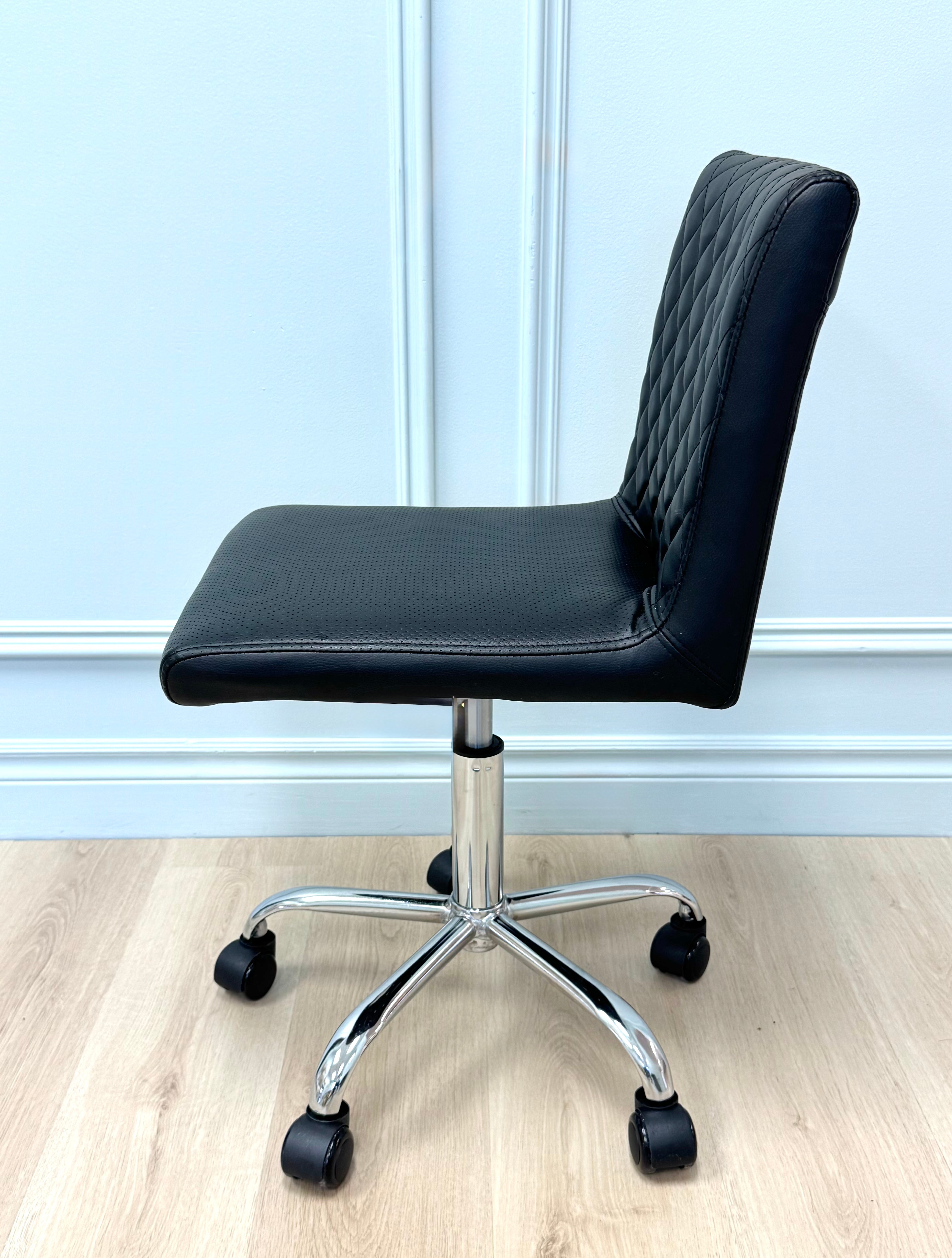 NEW Quilted Faux Leather Desk Chair