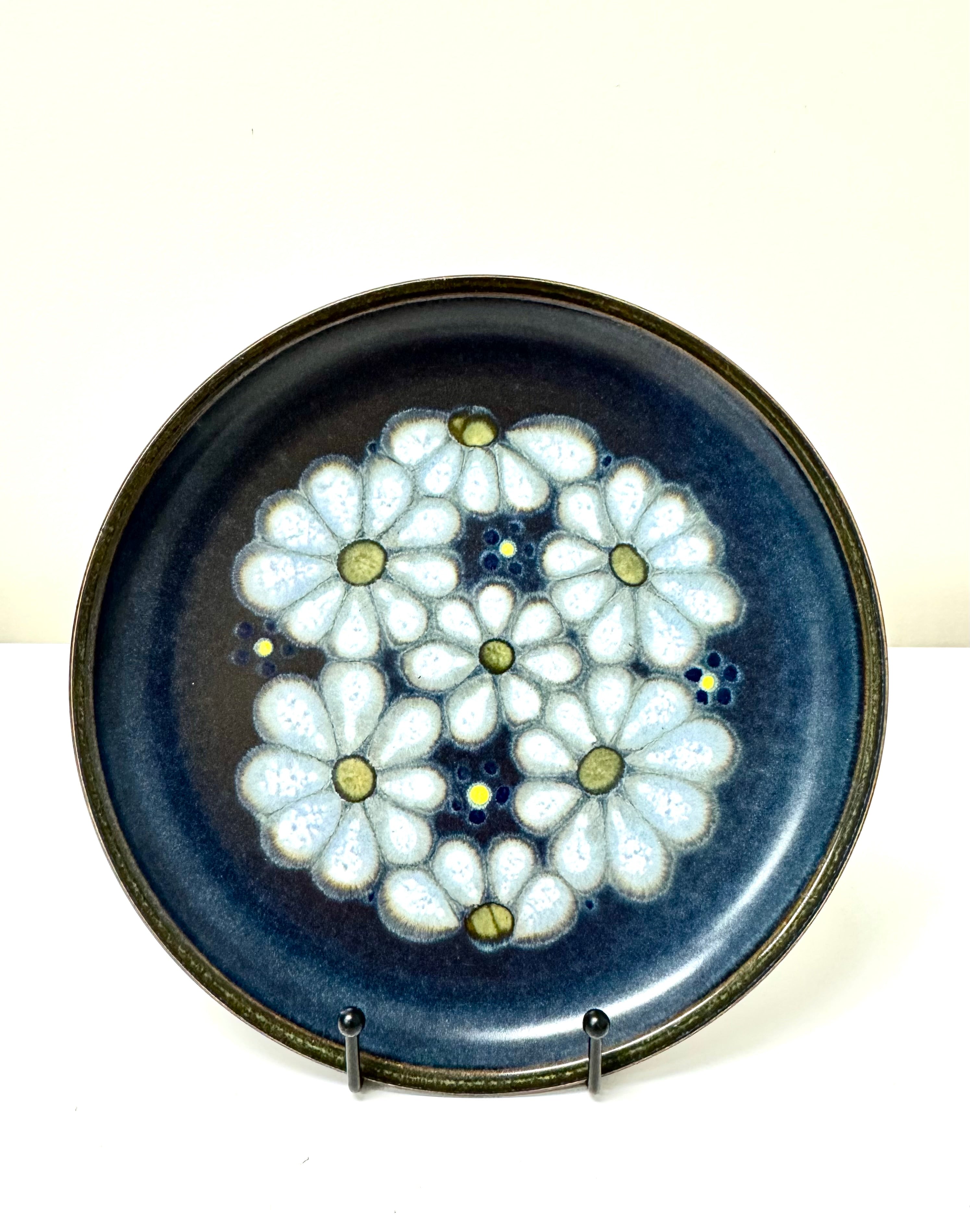 Vintage DENBY 'Kismet Blue' Plates Set of 4