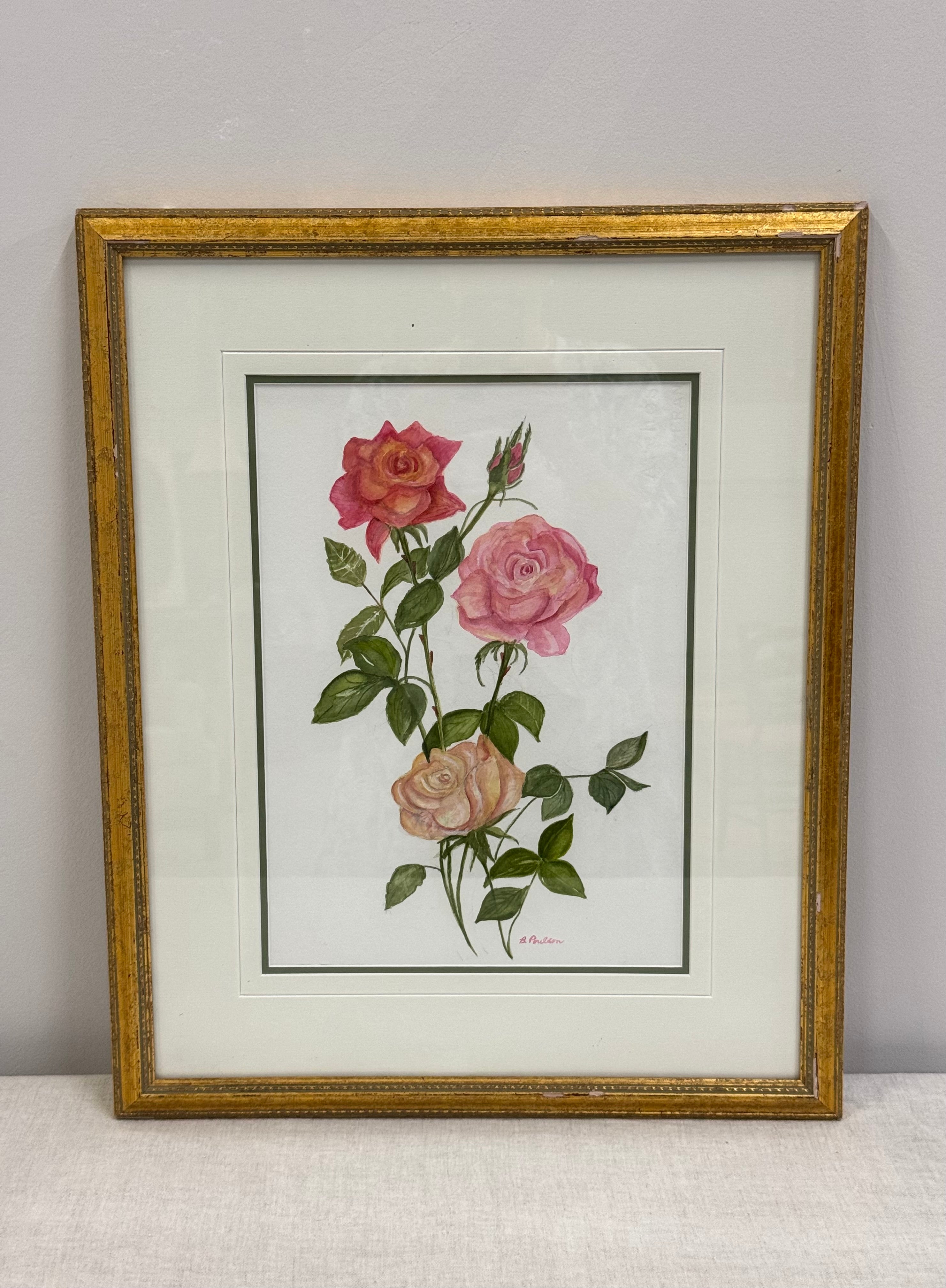 'Roses' Original Watercolour