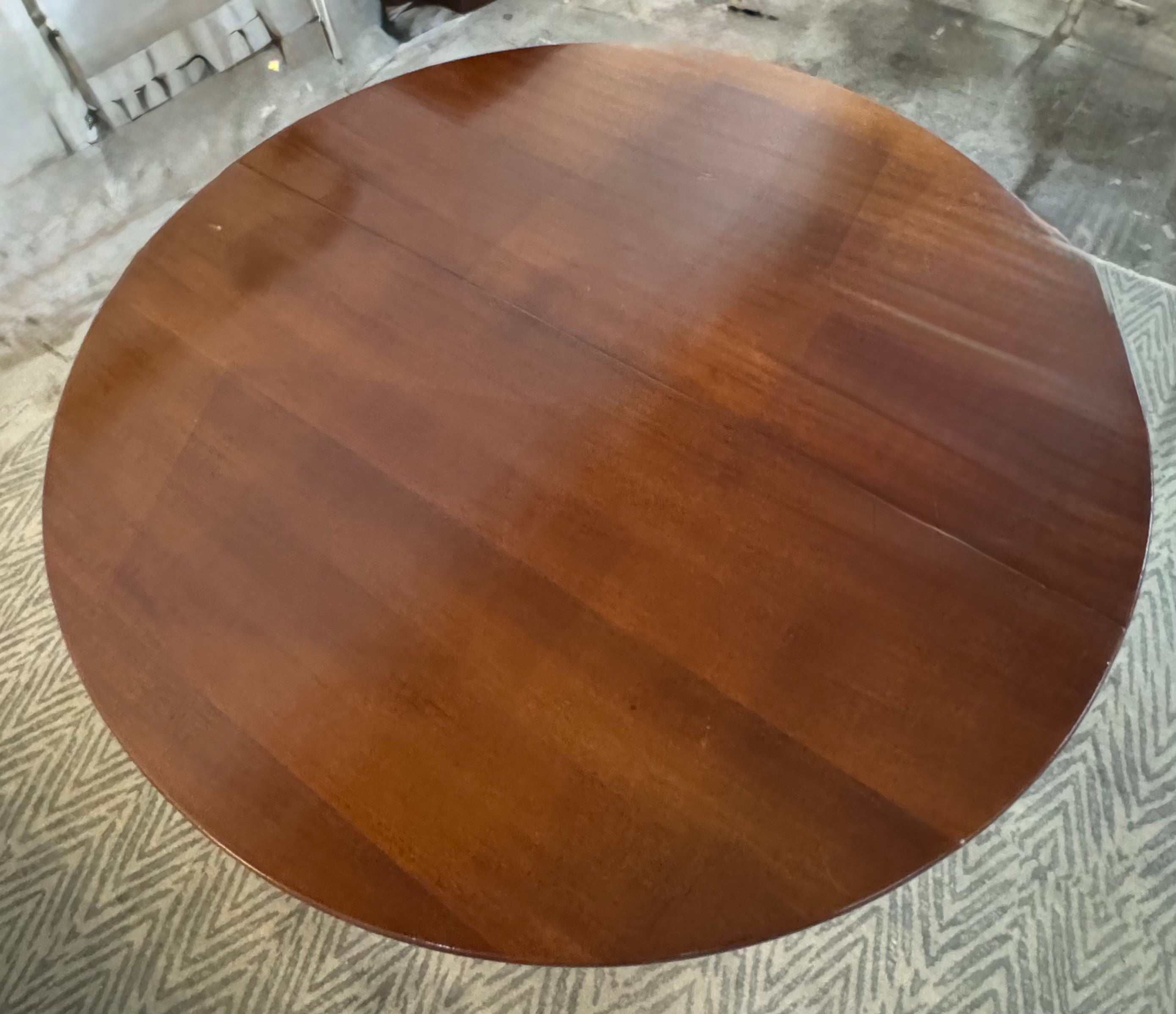 Antique Mahogany 48" Pedestal Table