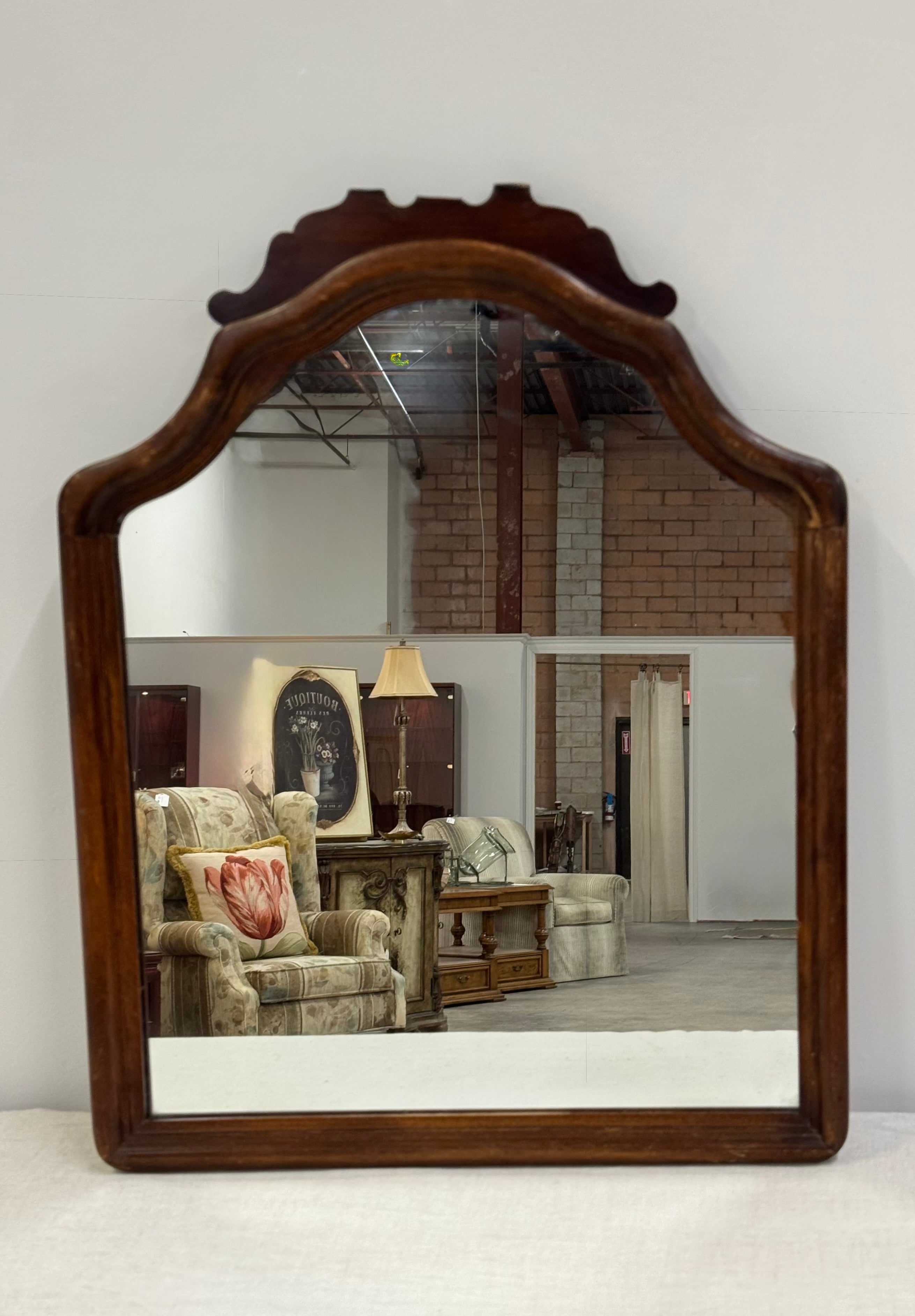 Antique Wood Mirror (22" x 28")