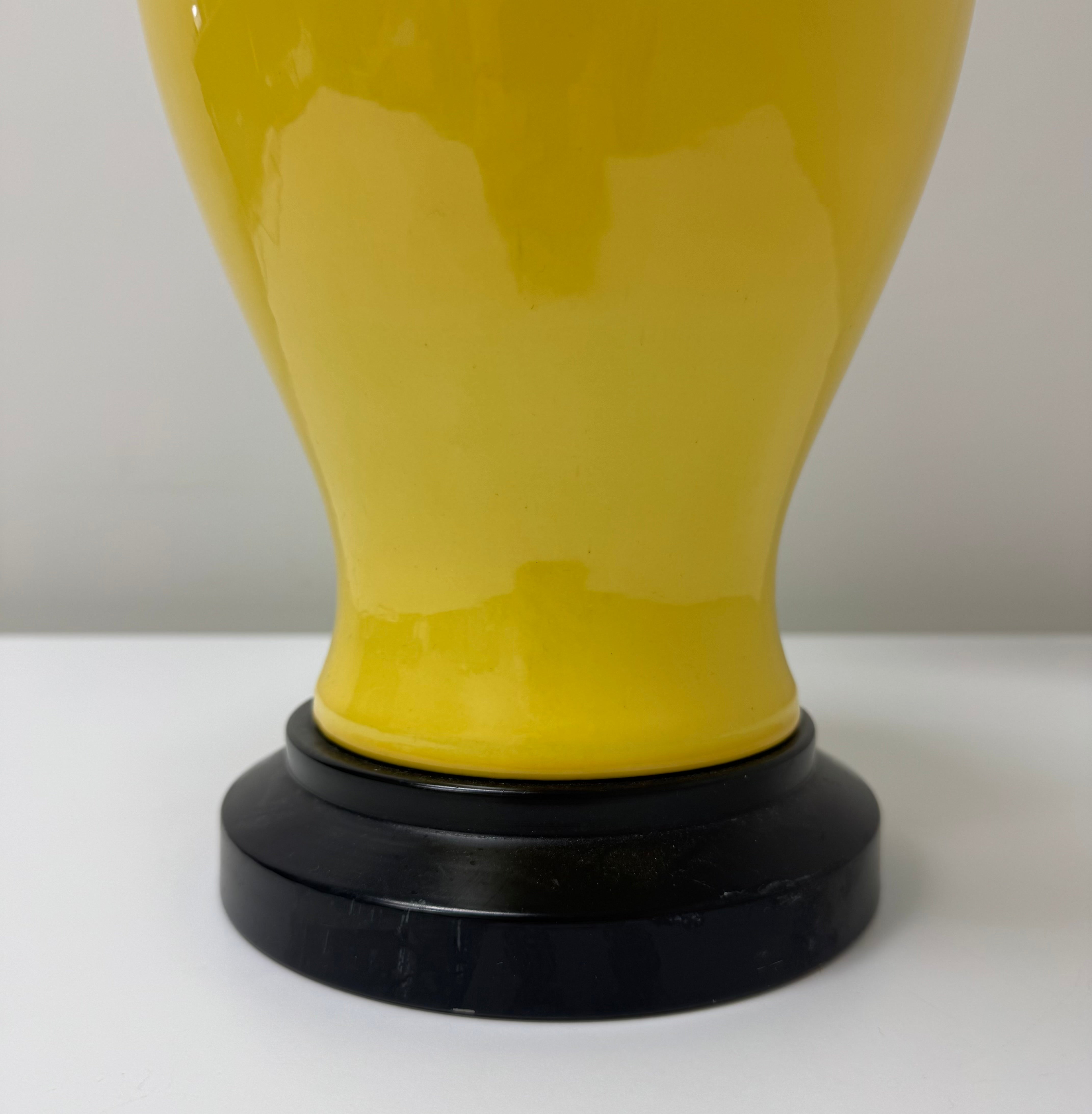 Sunshine Yellow Urn Lamp