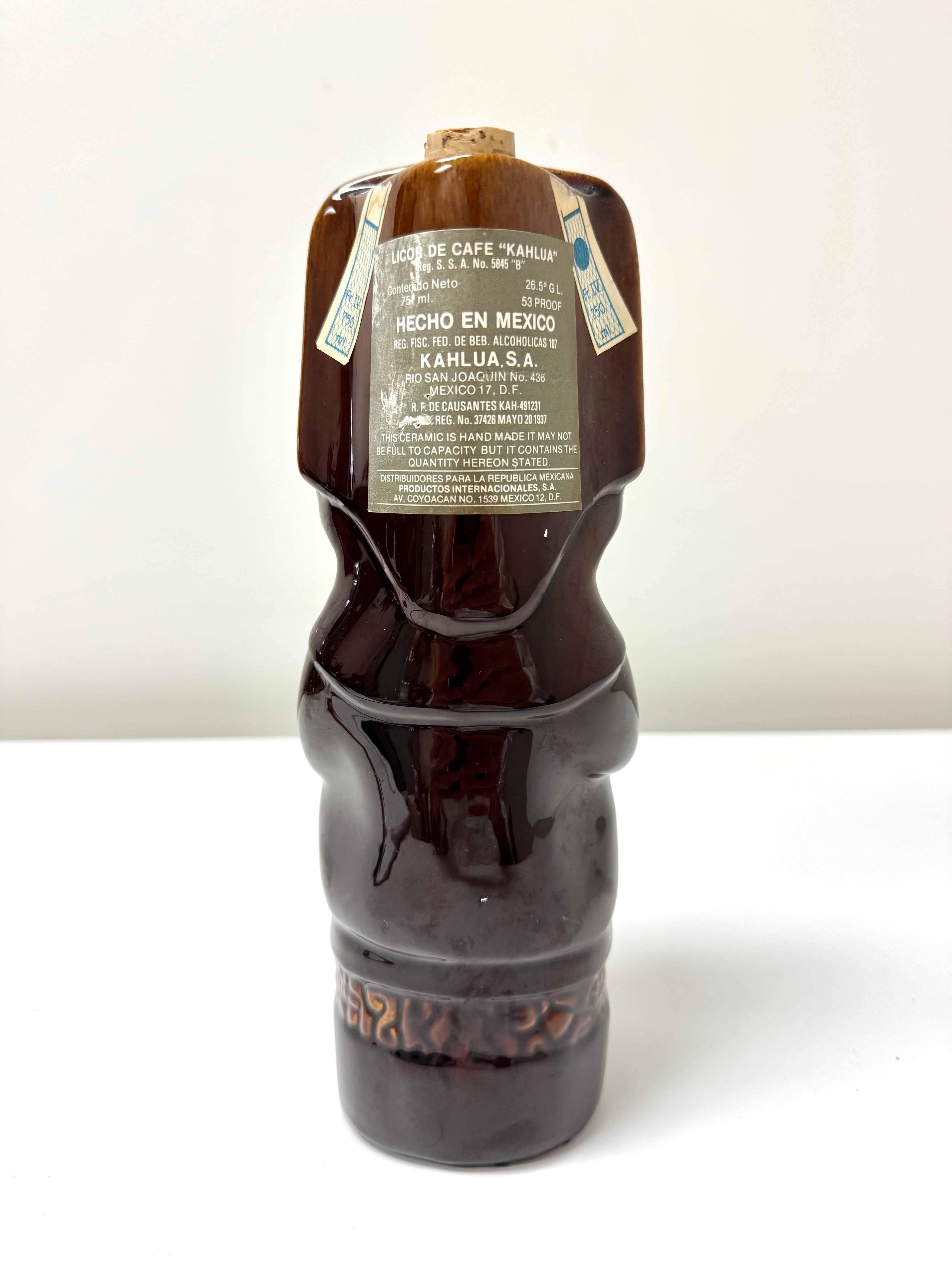 Vintage Mexican Kahlua Decanter