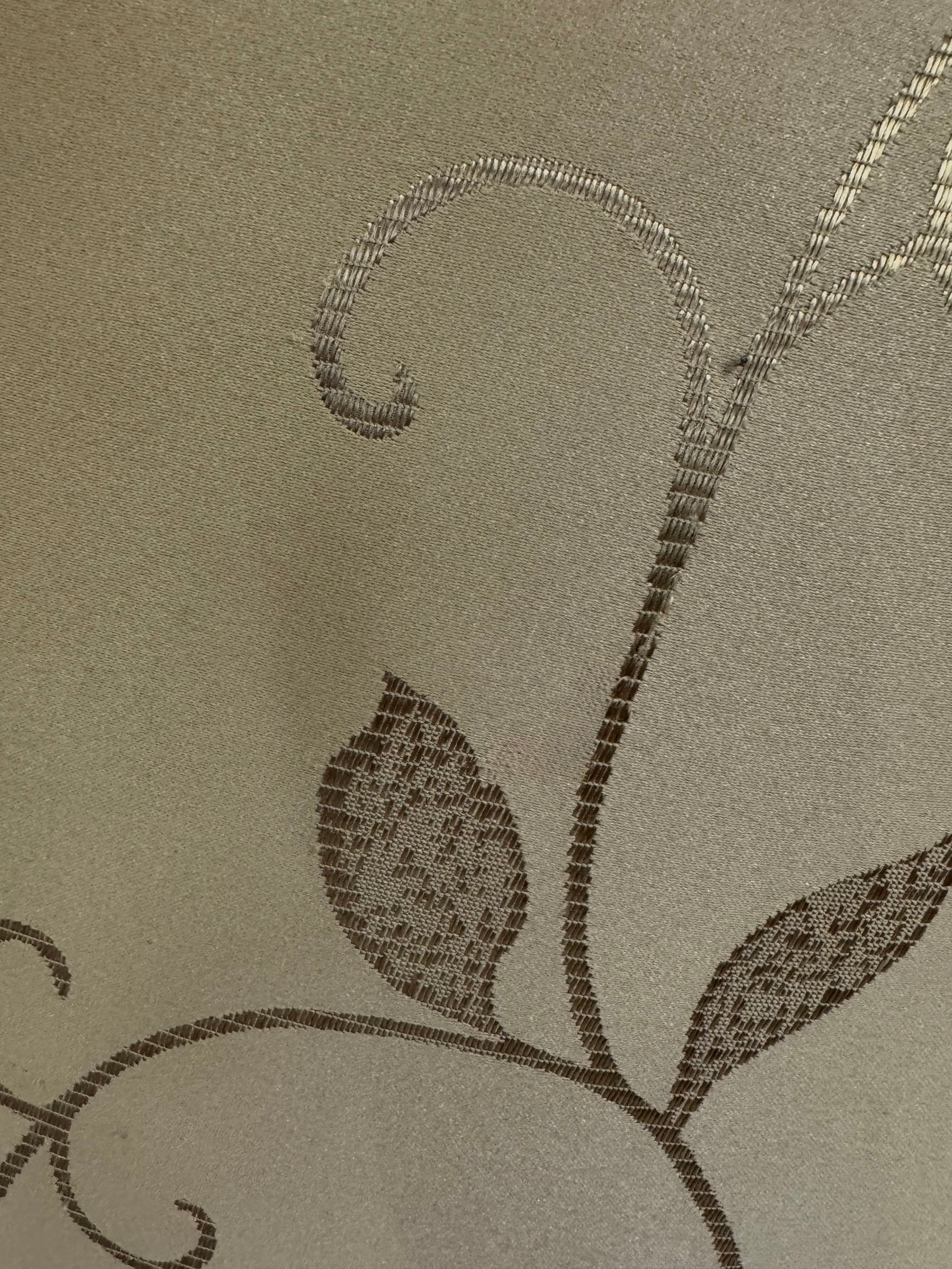 Olive Taupe Floral Vine 16" Pillow