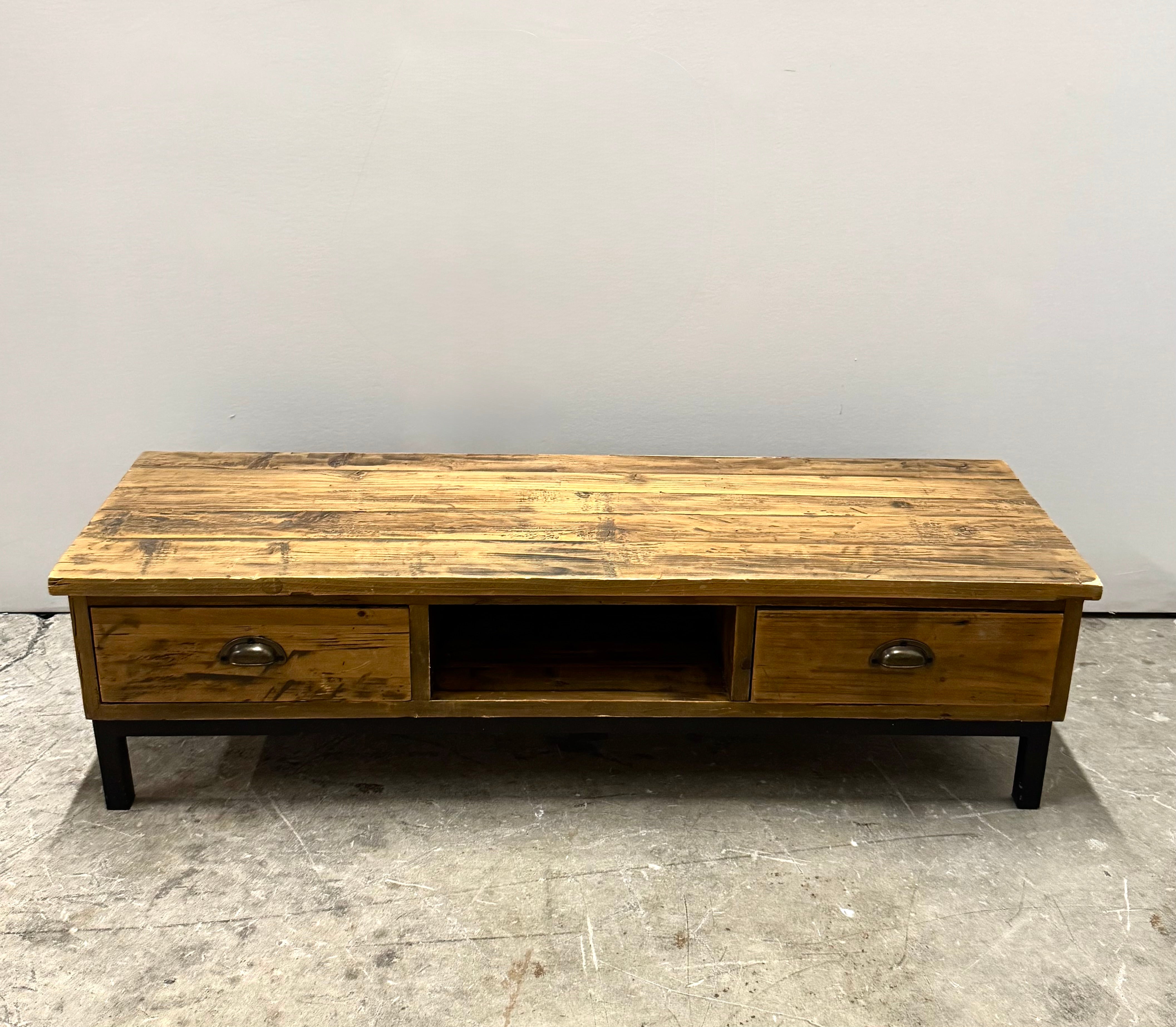 Rustic Reclaimed Wood Console