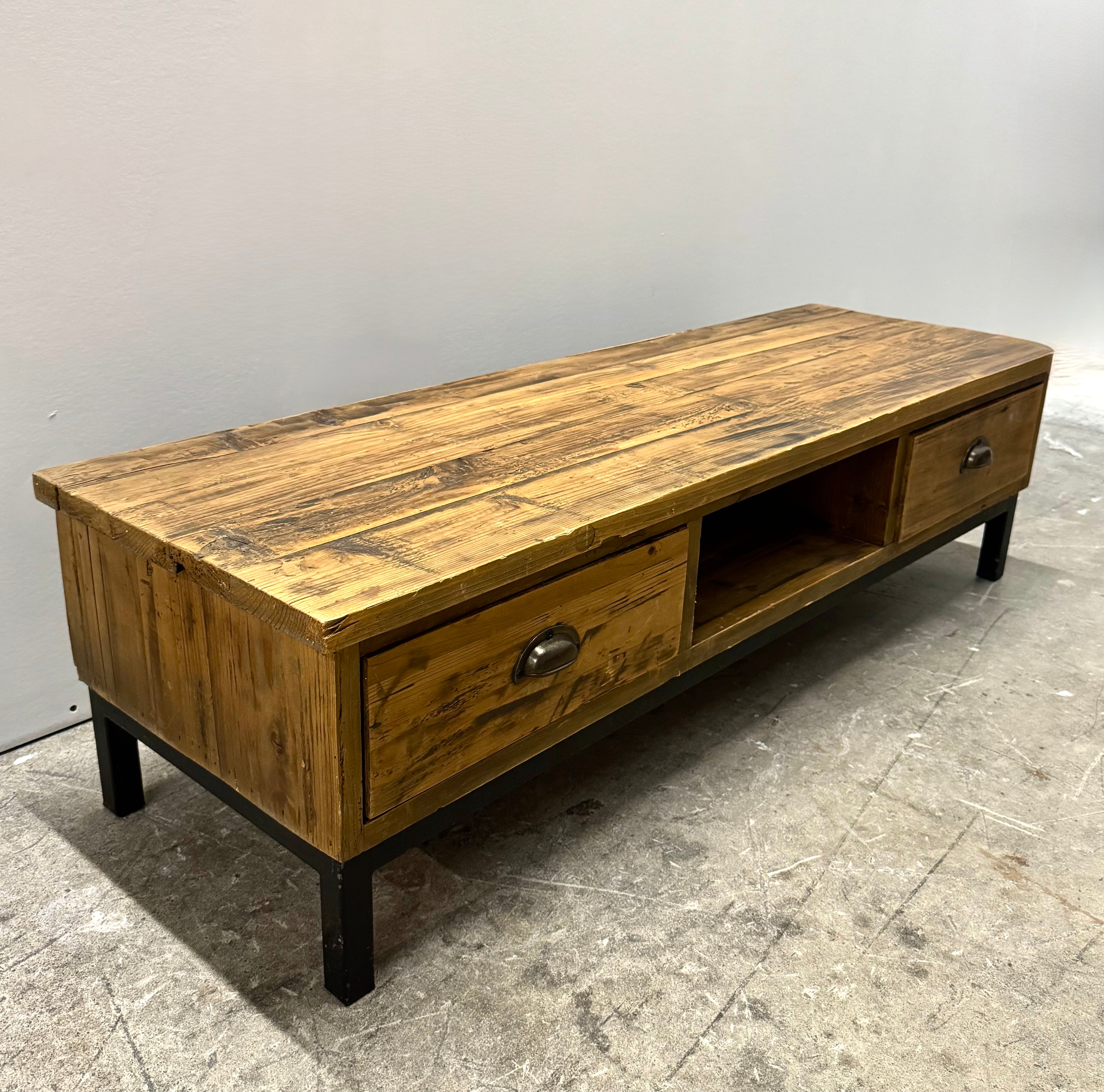 Rustic Reclaimed Wood Console