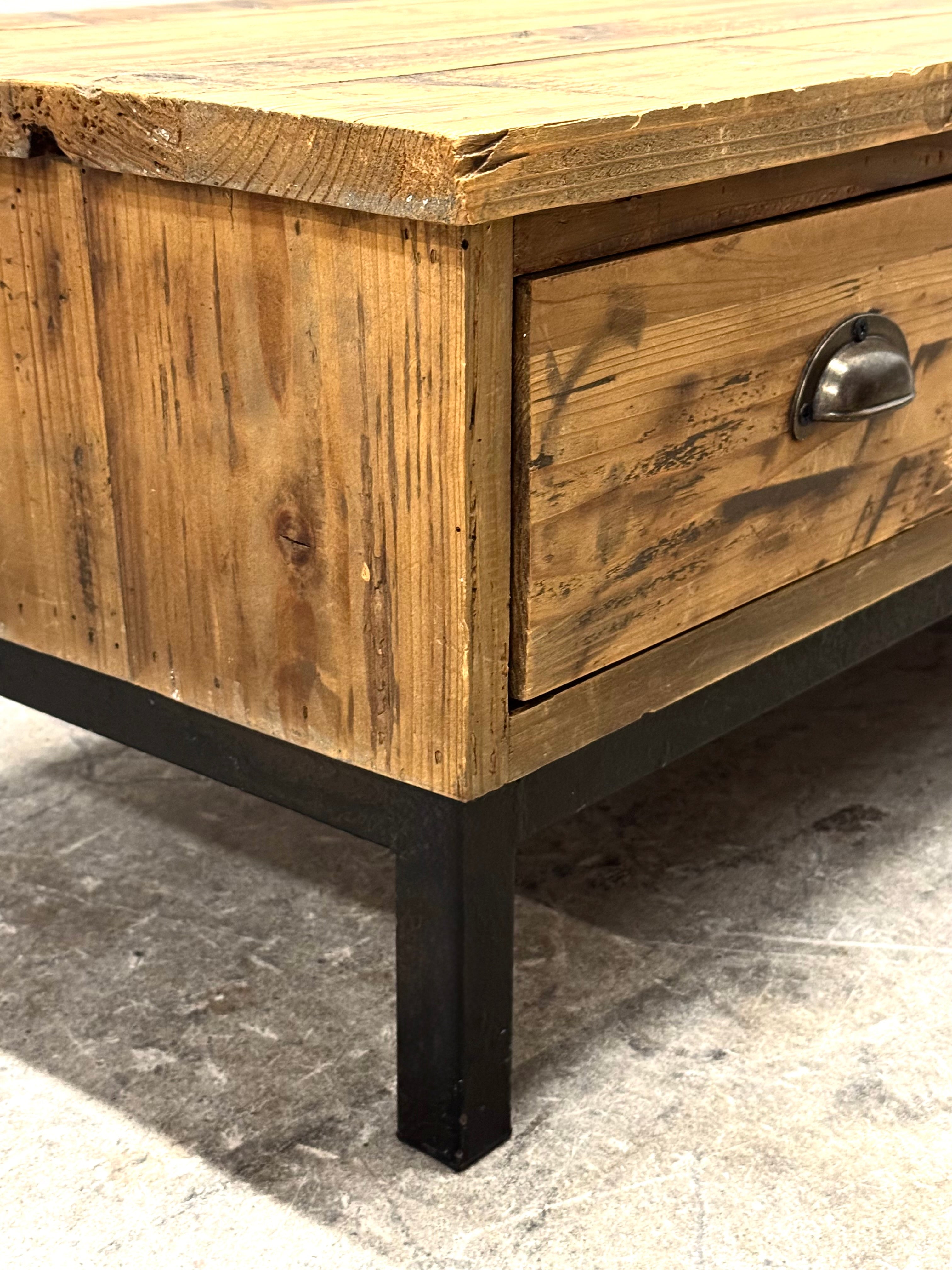 Rustic Reclaimed Wood Console