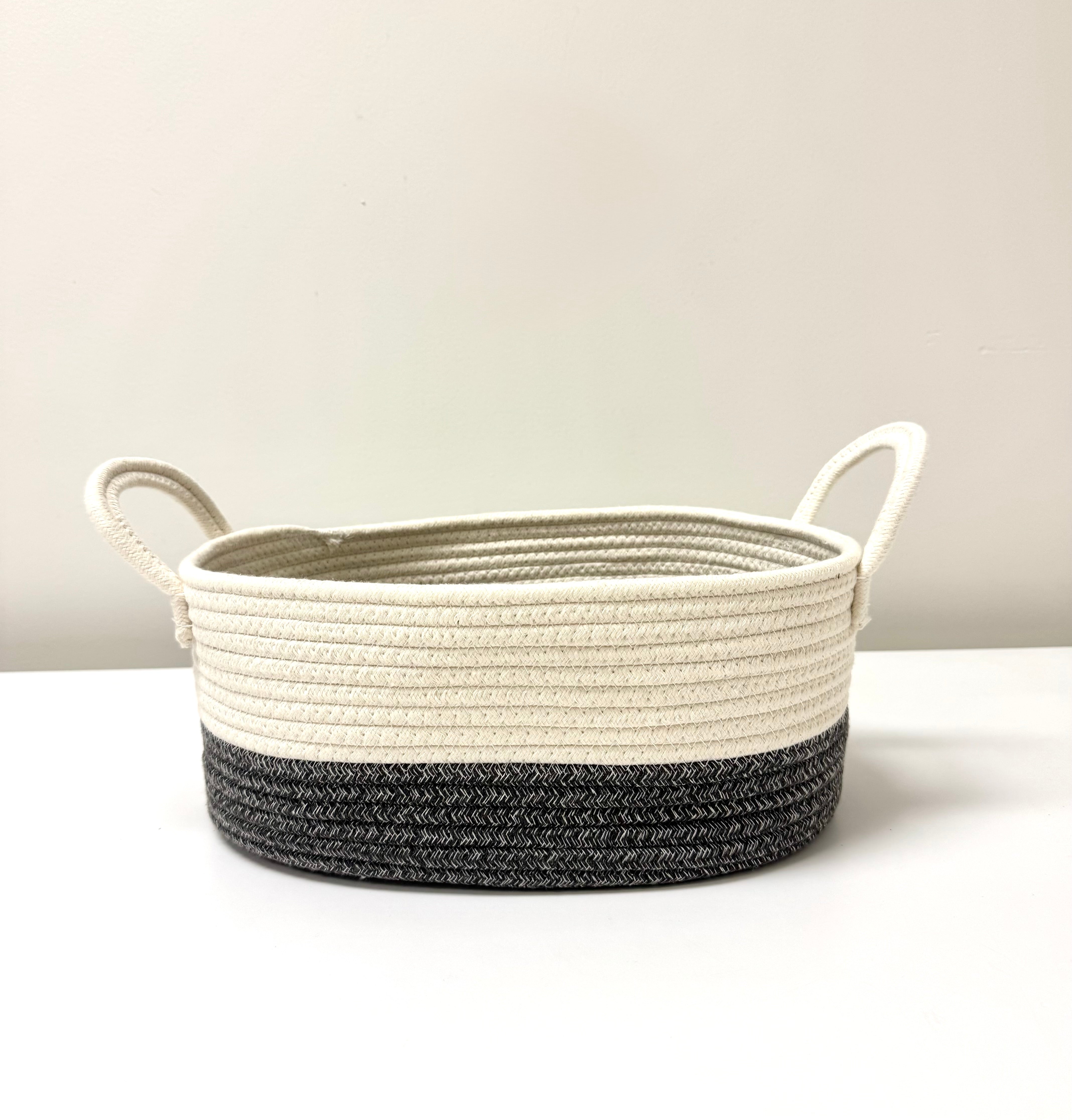 Woven Rope 13" Oblong Basket