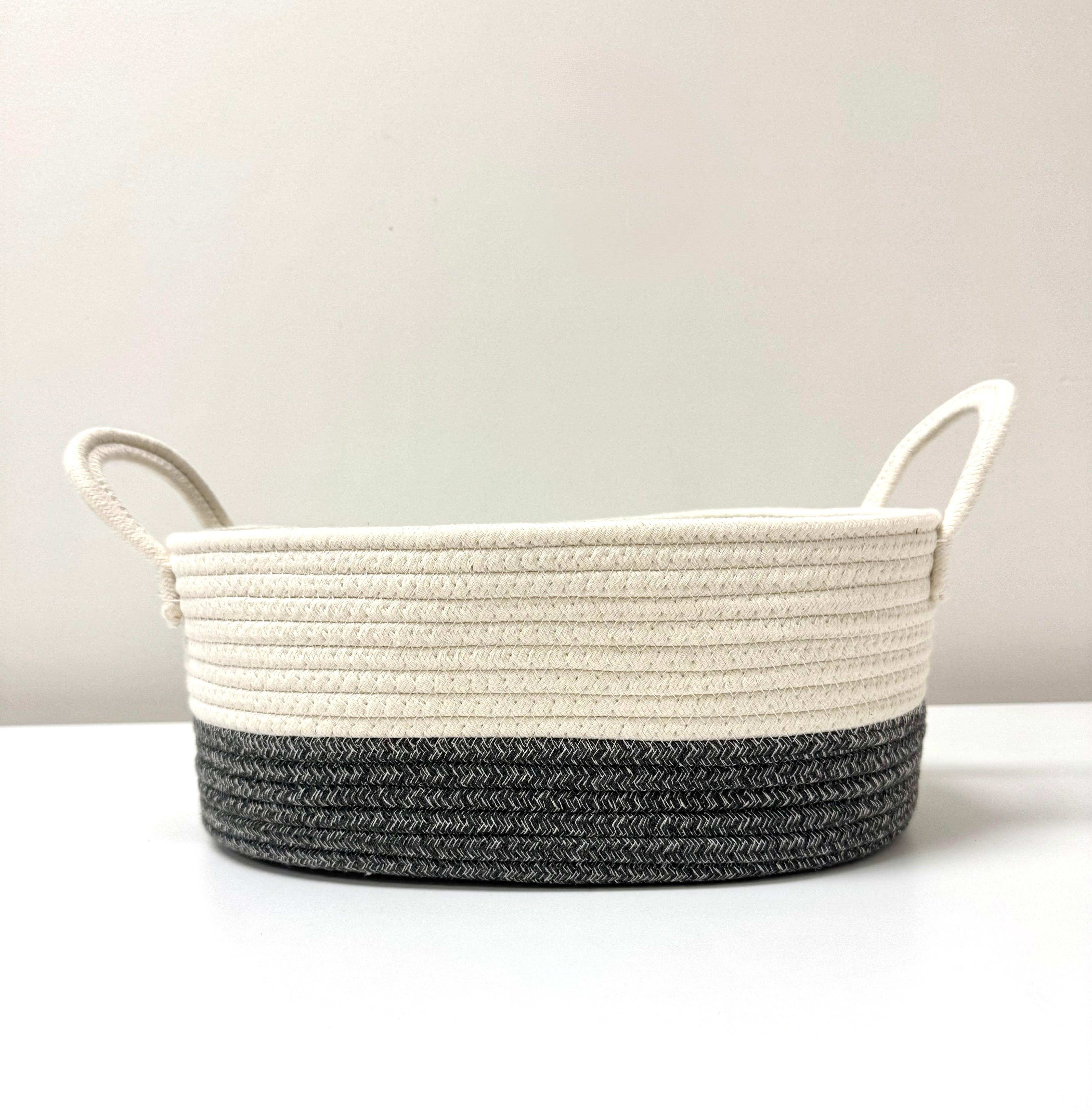 Woven Rope 13" Oblong Basket