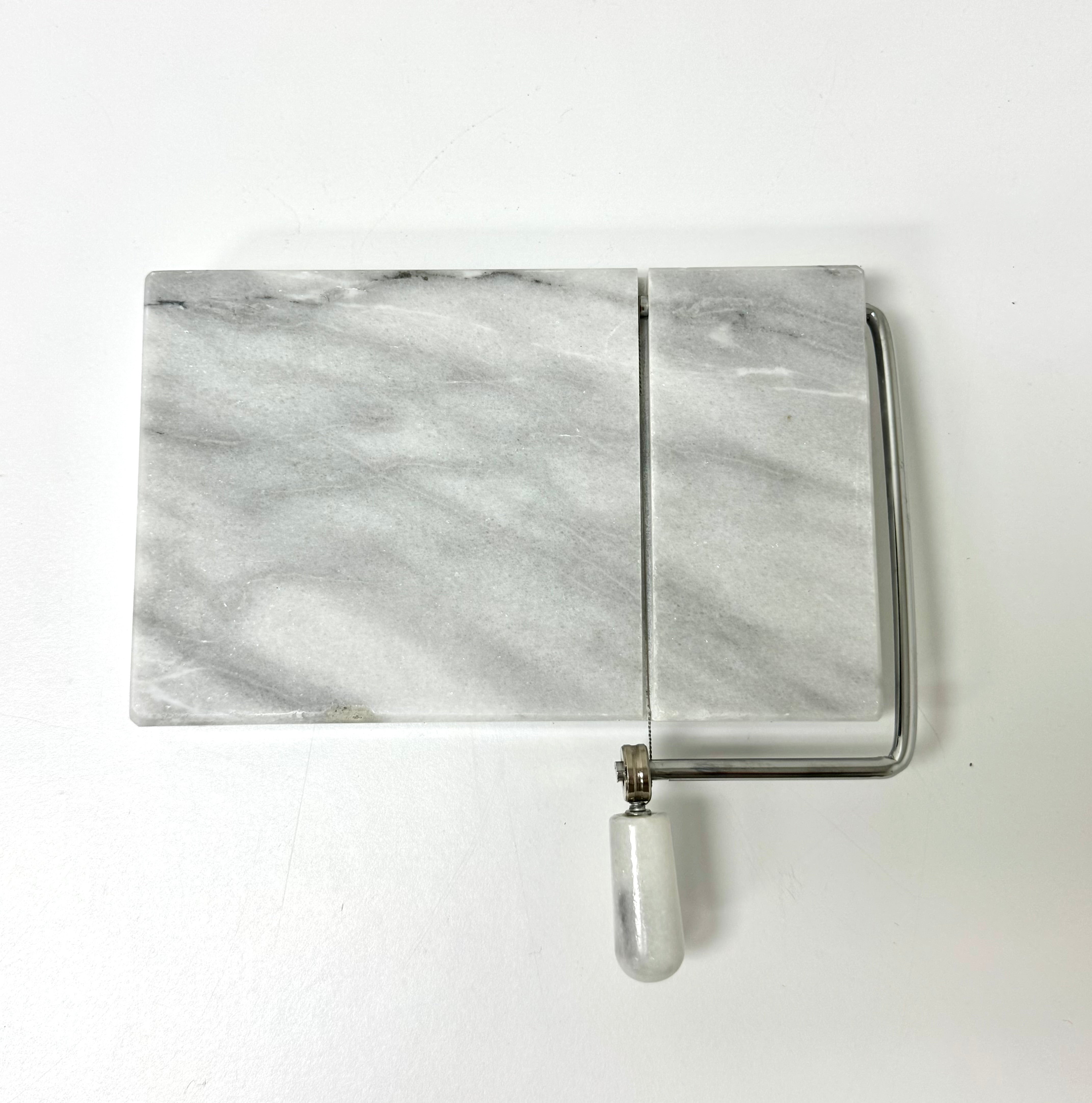 White Marble Cheese Slicer